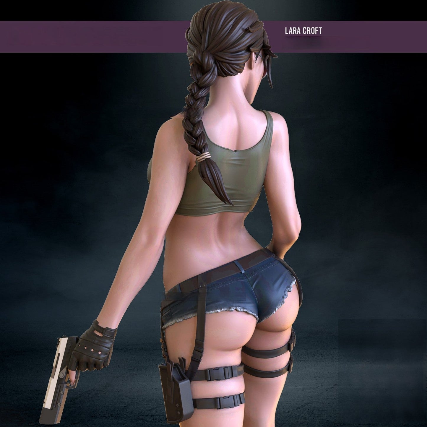 0132 Lara Croft NSFW - Tomb Raider (1530) - STL 3D Print Files