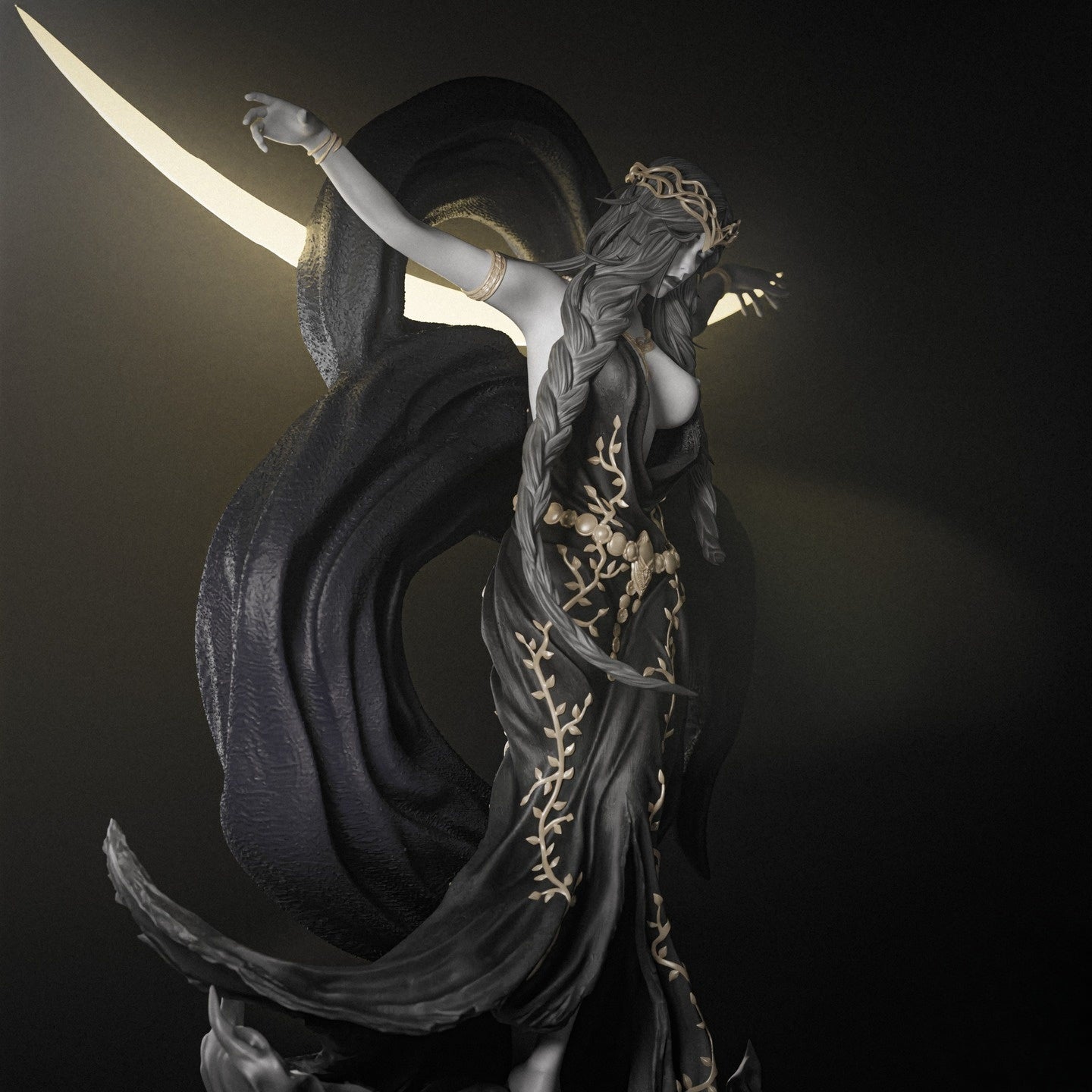 0866 Queen Marika - STL 3D Print Files