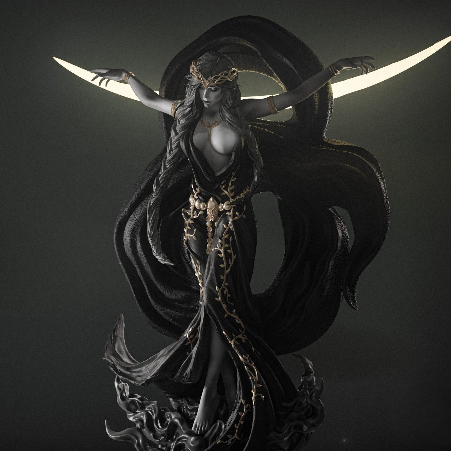 0866 Queen Marika - STL 3D Print Files