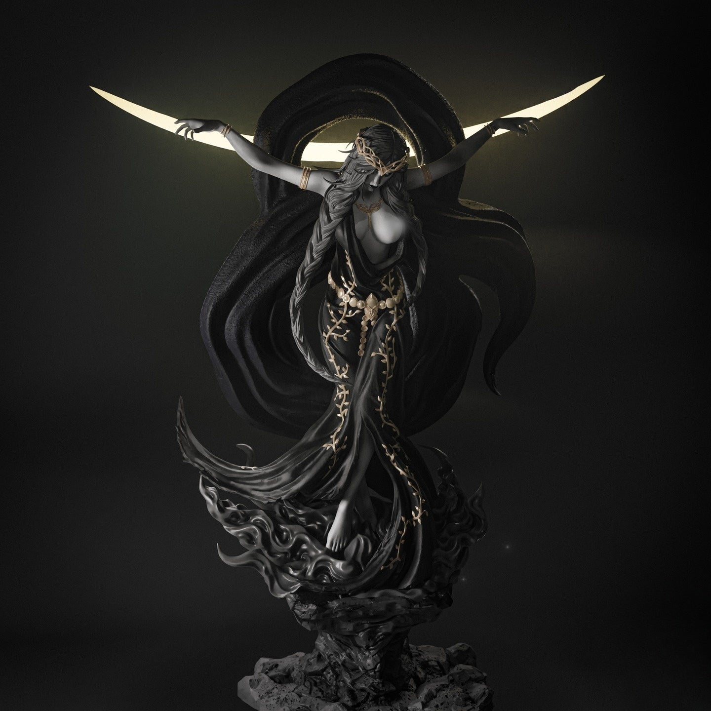 0866 Queen Marika - STL 3D Print Files