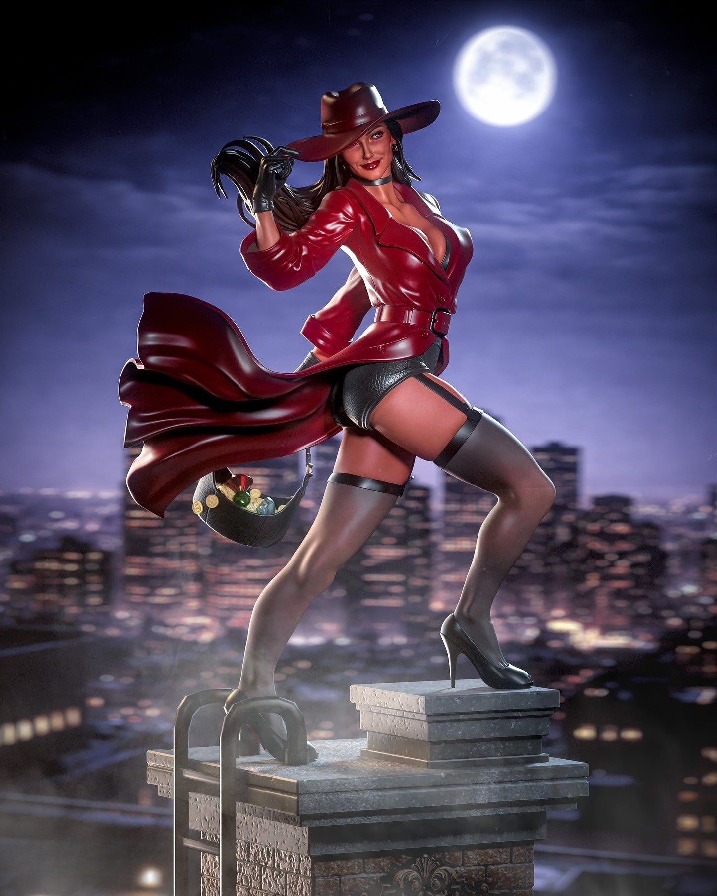 1018 Carmen Sandiego NSFW - STL 3D Print Files