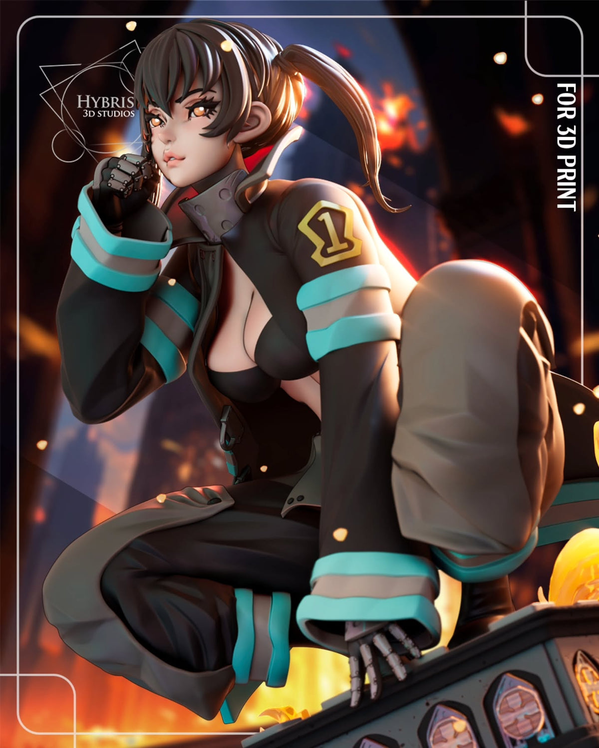 1890 Tamaki Kotatsu_Fire Force - STL 3D Print Files