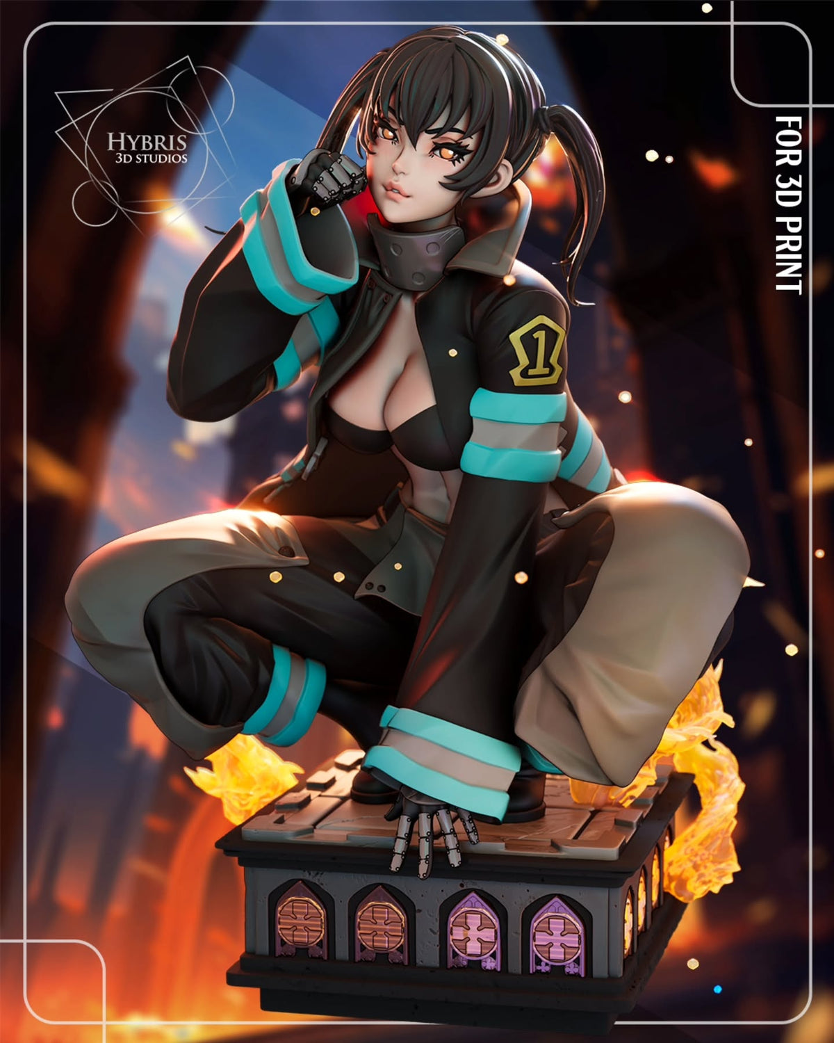 1890 Tamaki Kotatsu_Fire Force - STL 3D Print Files