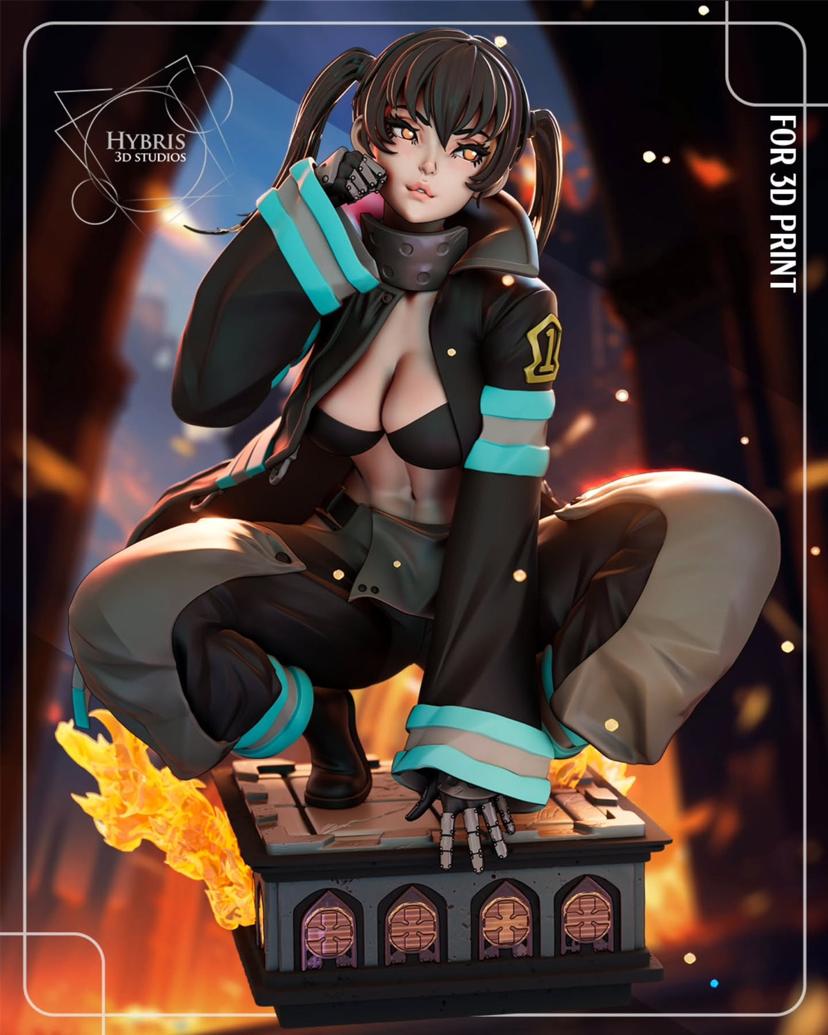 1890 Tamaki Kotatsu_Fire Force - STL 3D Print Files