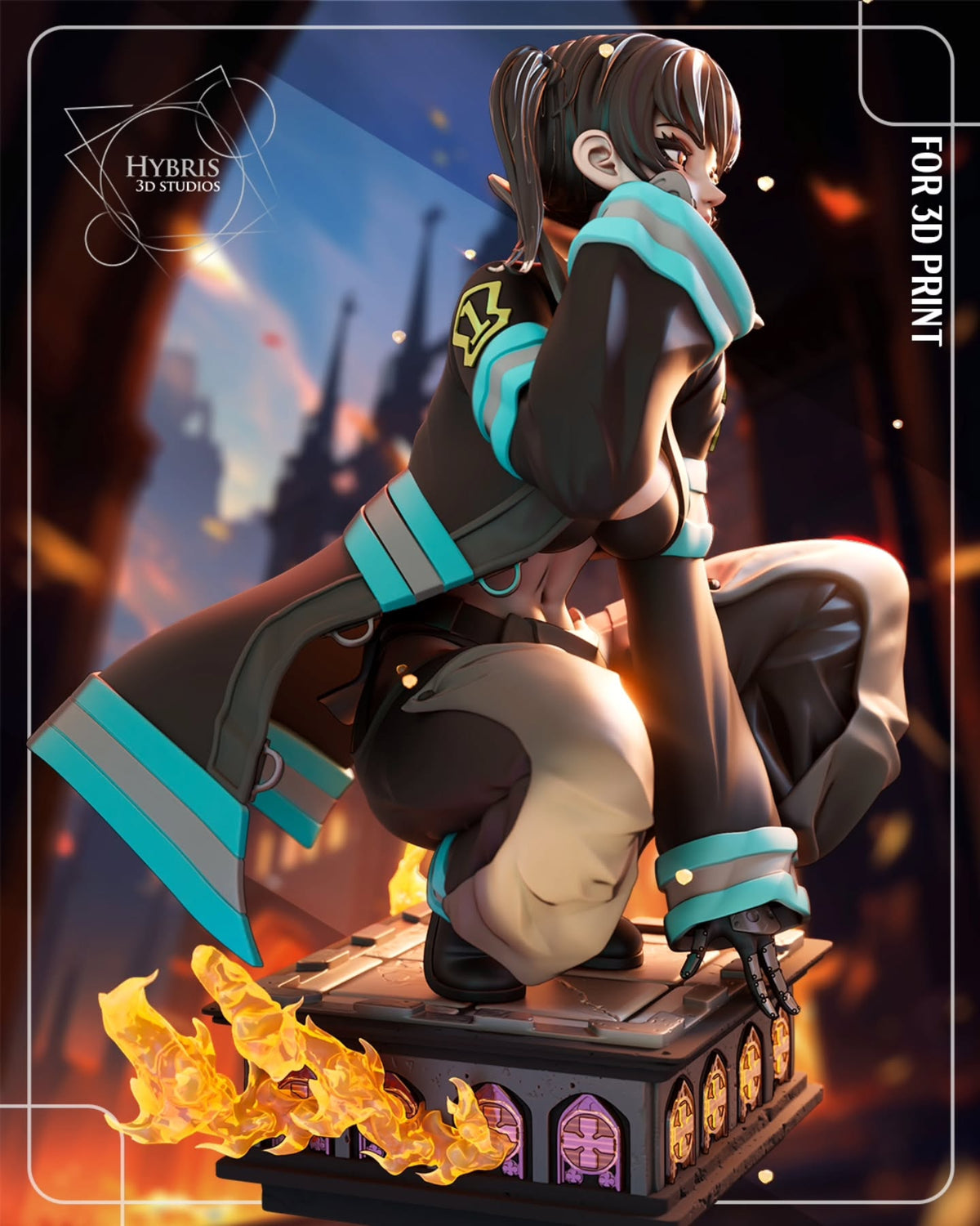 1890 Tamaki Kotatsu_Fire Force - STL 3D Print Files