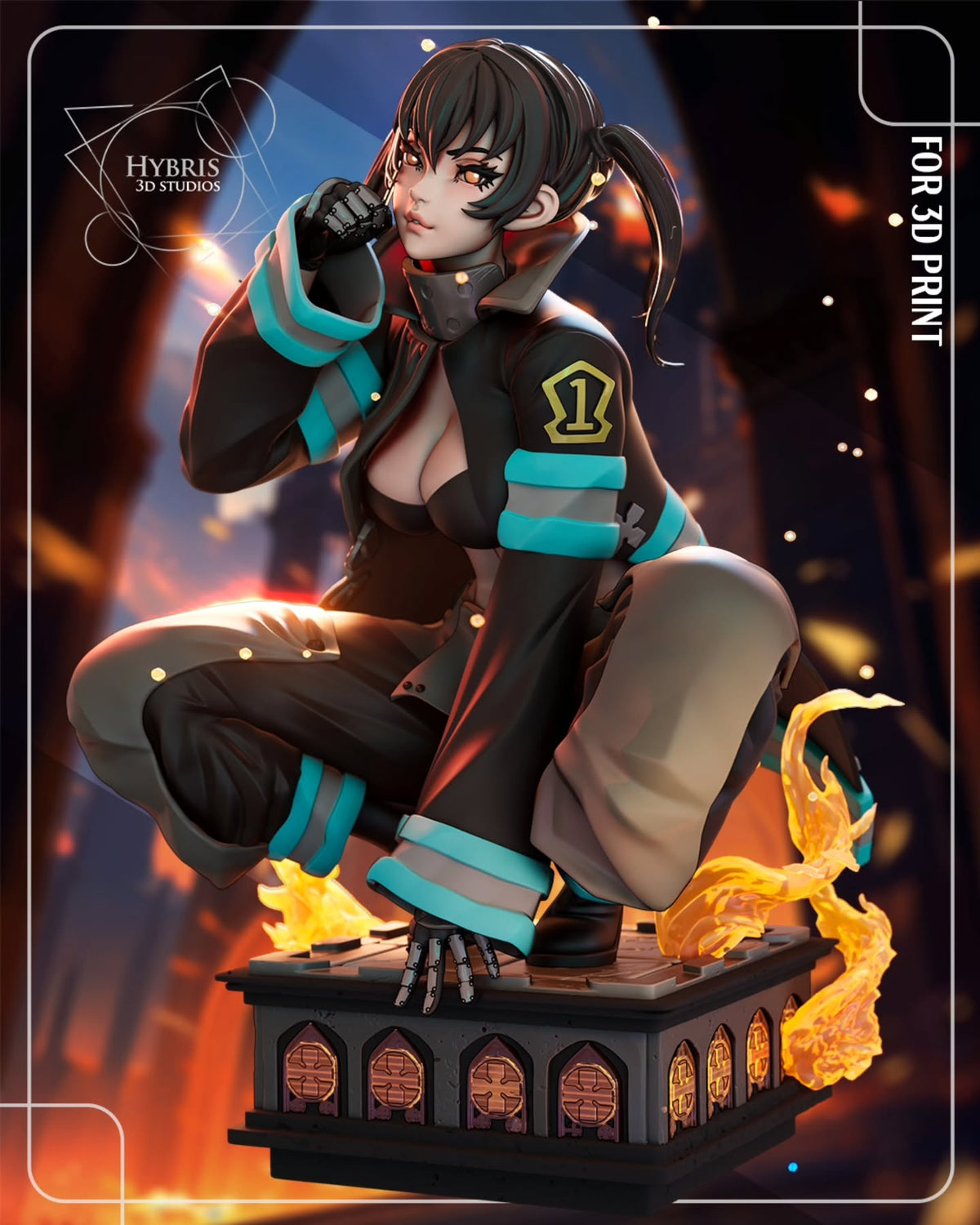 1890 Tamaki Kotatsu_Fire Force - STL 3D Print Files