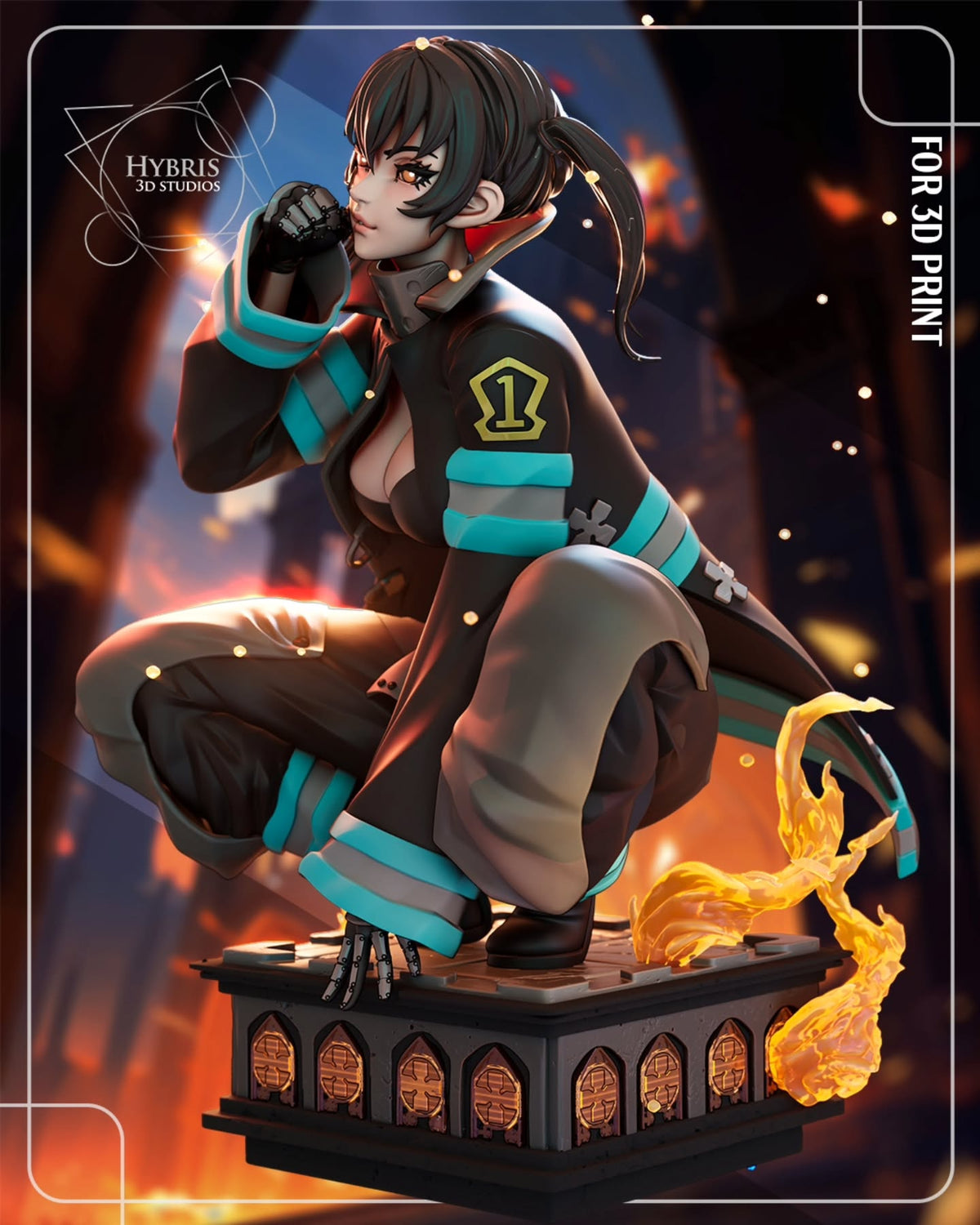 1890 Tamaki Kotatsu_Fire Force - STL 3D Print Files