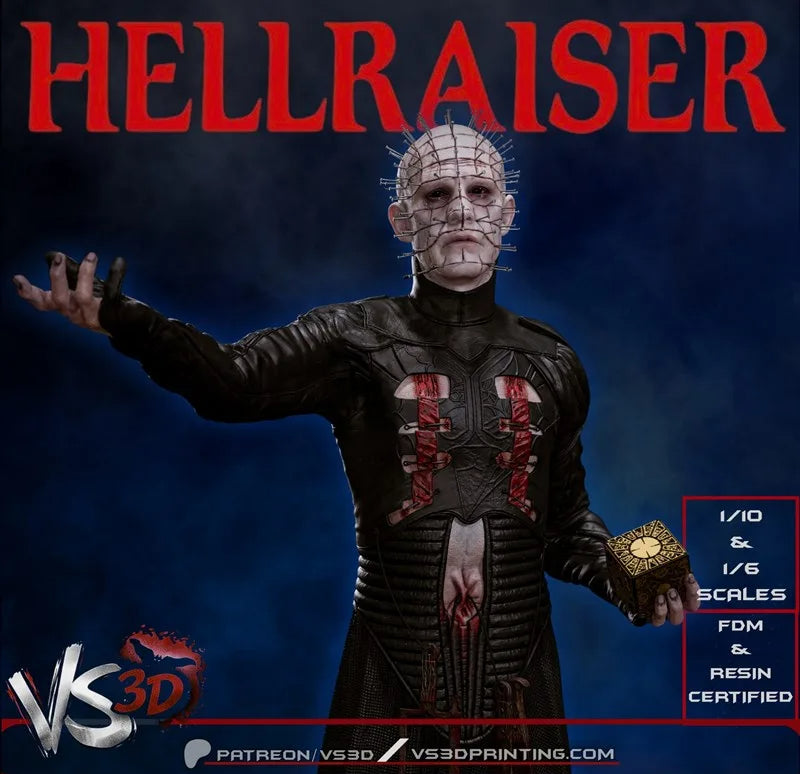 2166 Pinhead_Hellraiser - STL 3D Print Files