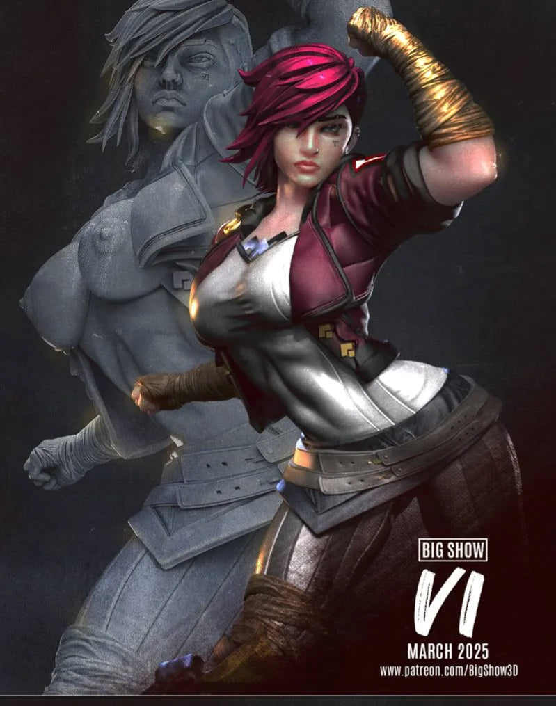 2176 Vi_Arcane_League of Legends NSFW - STL 3D Print Files
