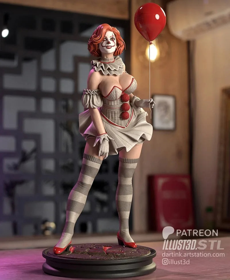 2192 Pennywise_IT NSFW - STL 3D Print Files