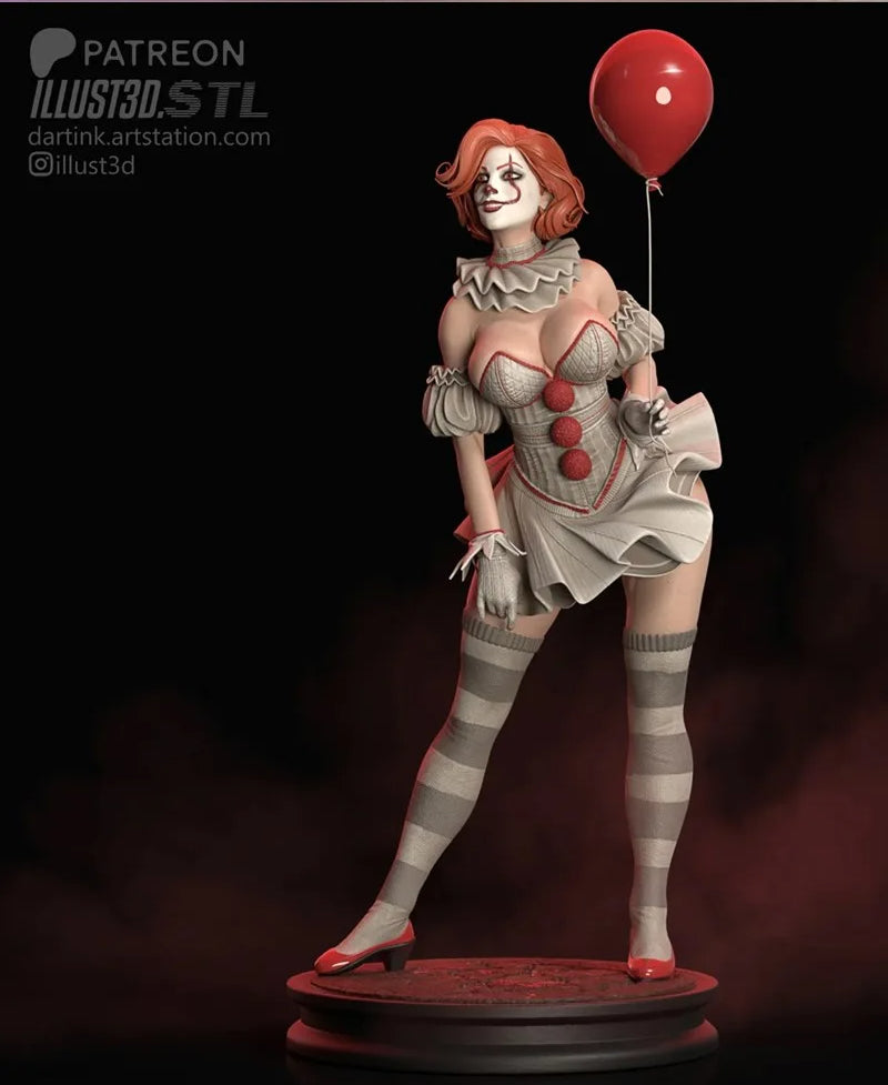 2192 Pennywise_IT NSFW - STL 3D Print Files