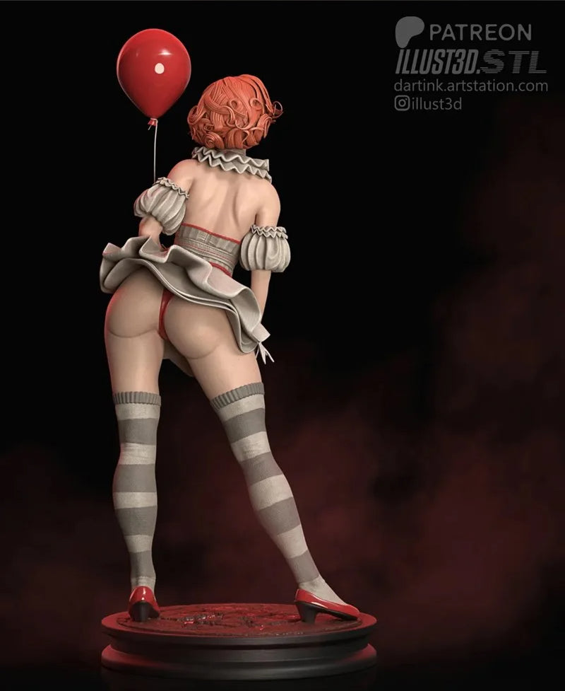 2192 Pennywise_IT NSFW - STL 3D Print Files