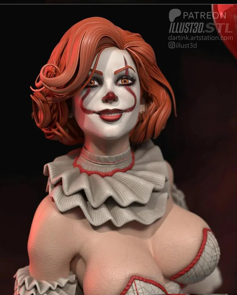2192 Pennywise_IT NSFW - STL 3D Print Files