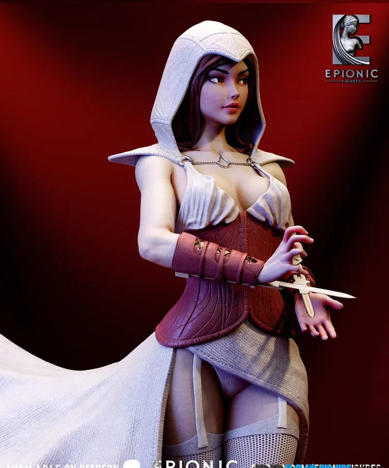 2210 Assassin Creed Attractive Girl - STL 3D Print Files