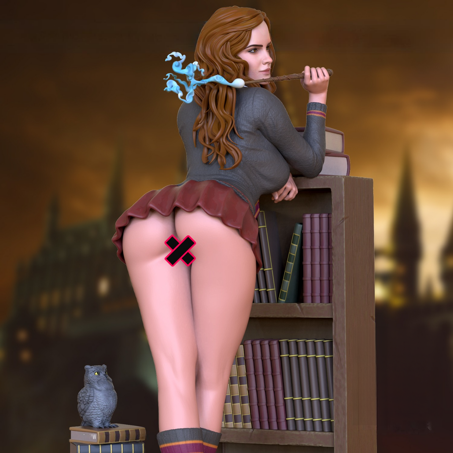 0174 Hermione Granger NSFW - Harry Potter (1990) - STL 3D Print Files