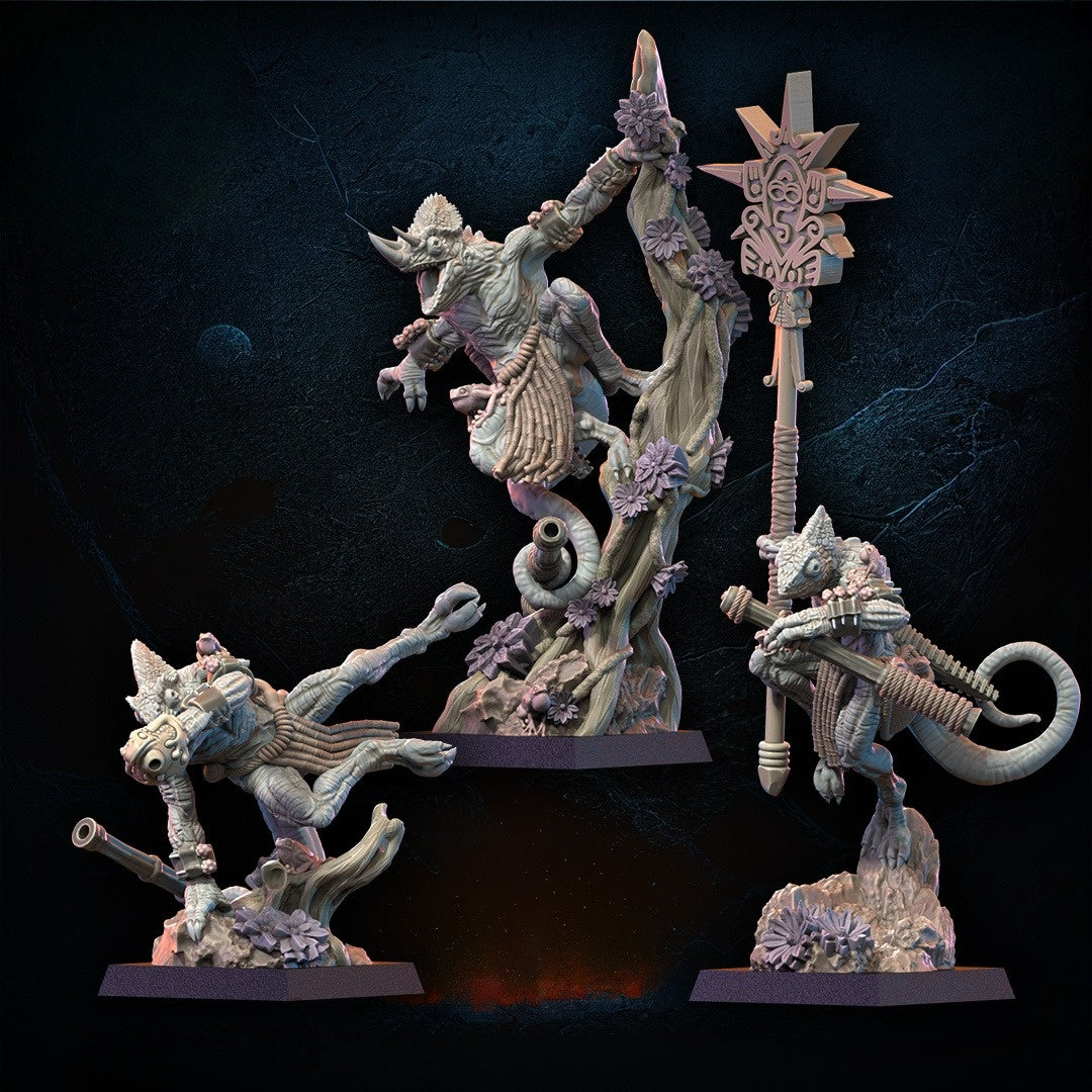 0703 Cuetzpal Empire Remastered Vol1 - STL 3D Print Files