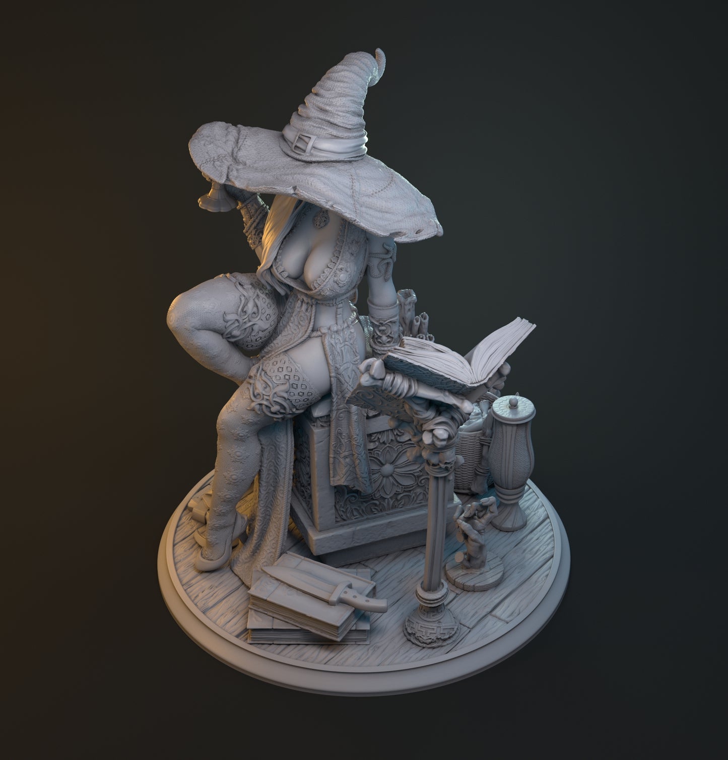 1718 Merlin_Miniature NSFW - STL 3D Print Files