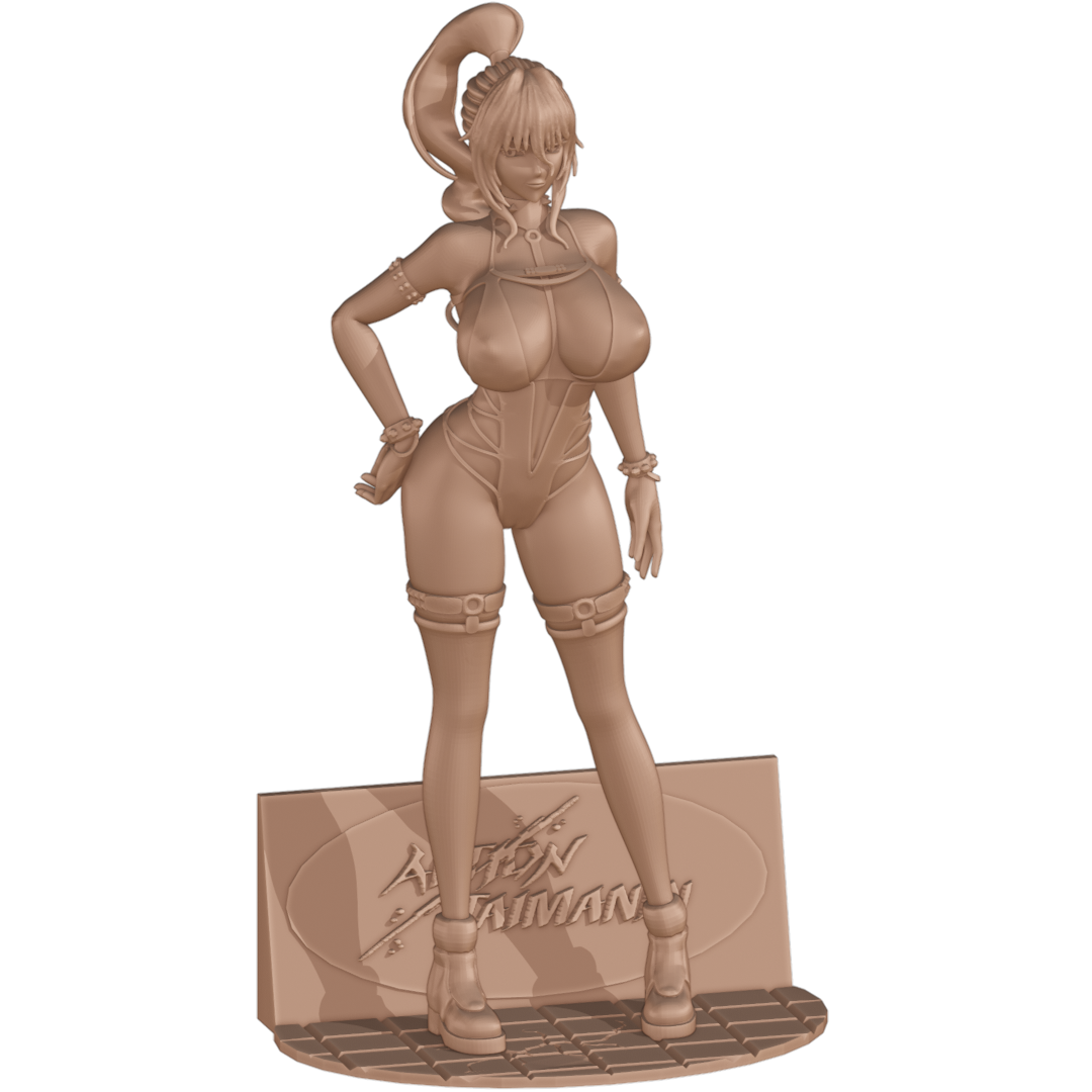 1825 Uehara Rin_Action Taimanin - STL 3D Print Files