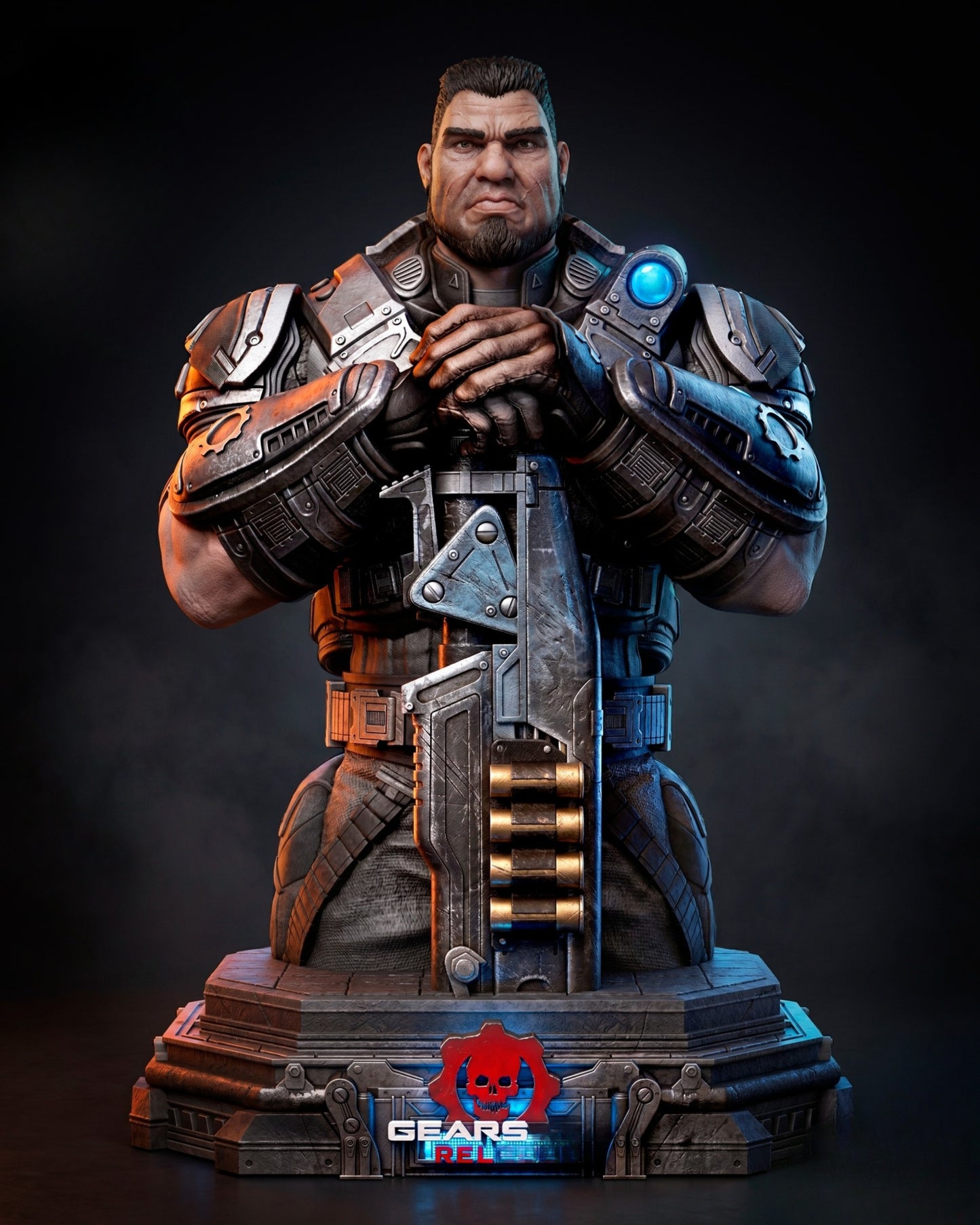 1036 Dominic Santiago Bust - STL 3D Print Files