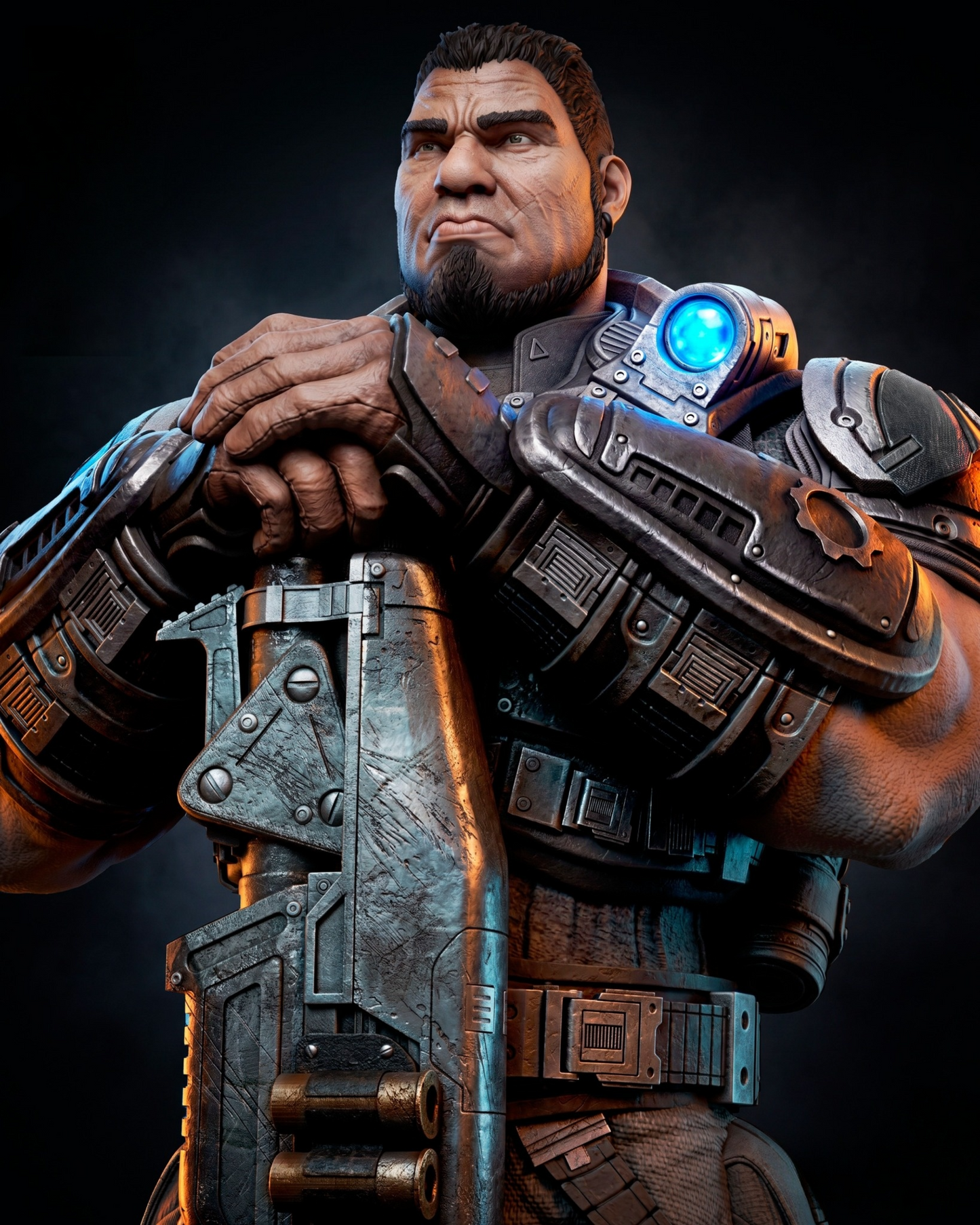 1036 Dominic Santiago Bust - STL 3D Print Files