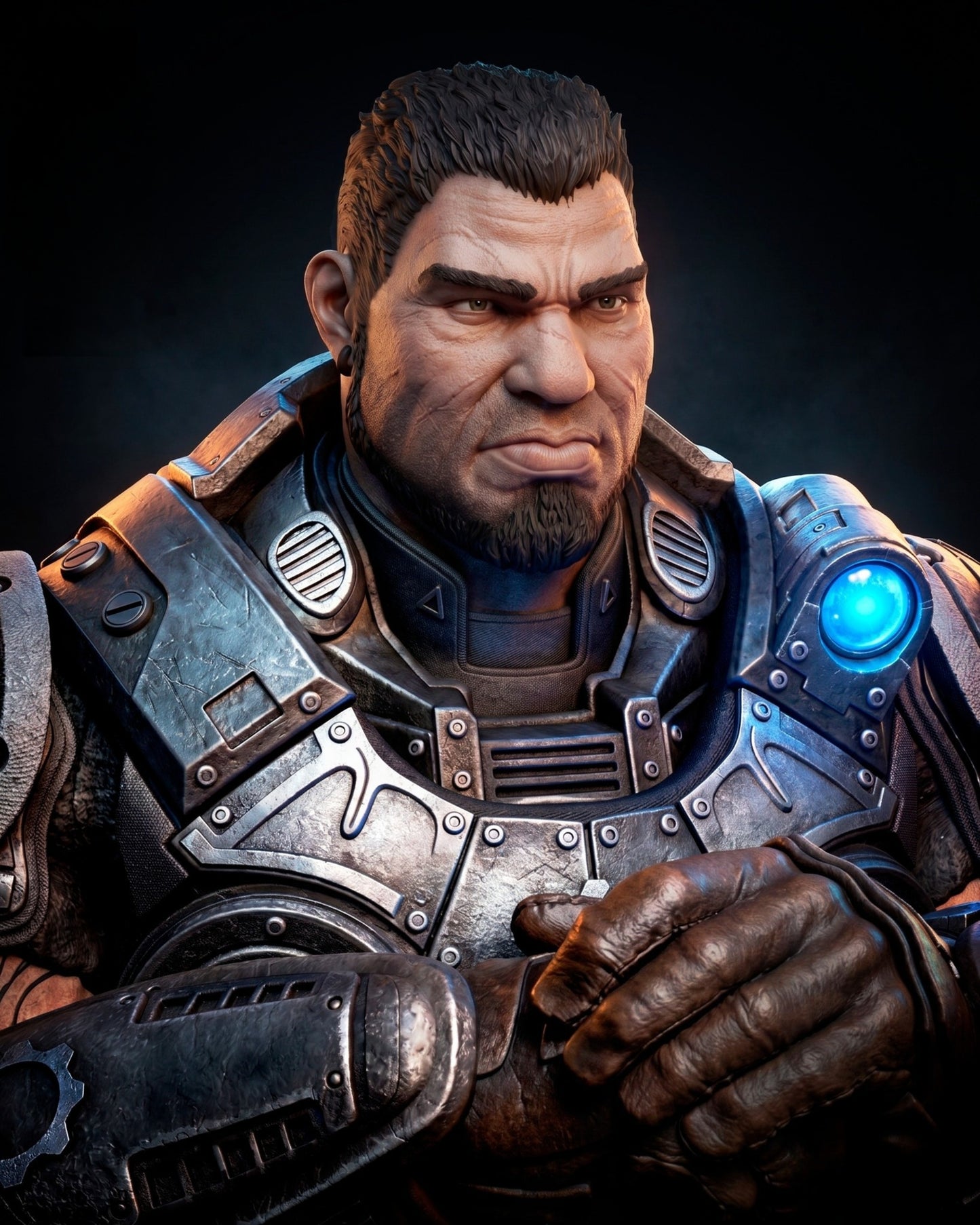1036 Dominic Santiago Bust - STL 3D Print Files