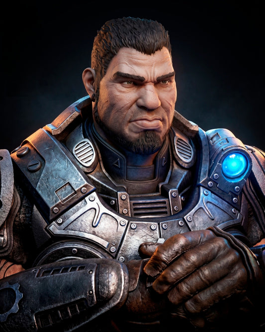 1036 Dominic Santiago Bust - STL 3D Print Files