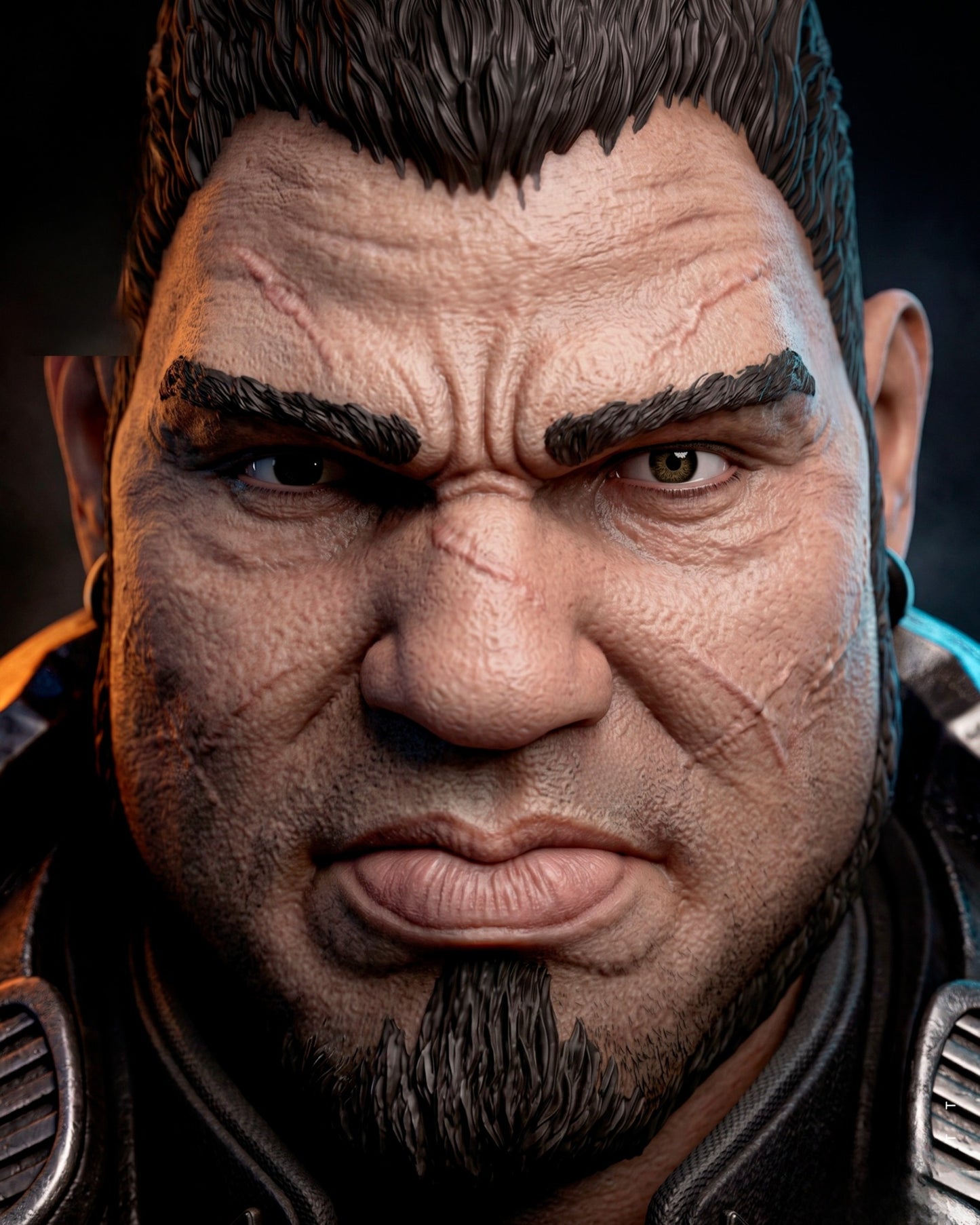 1036 Dominic Santiago Bust - STL 3D Print Files