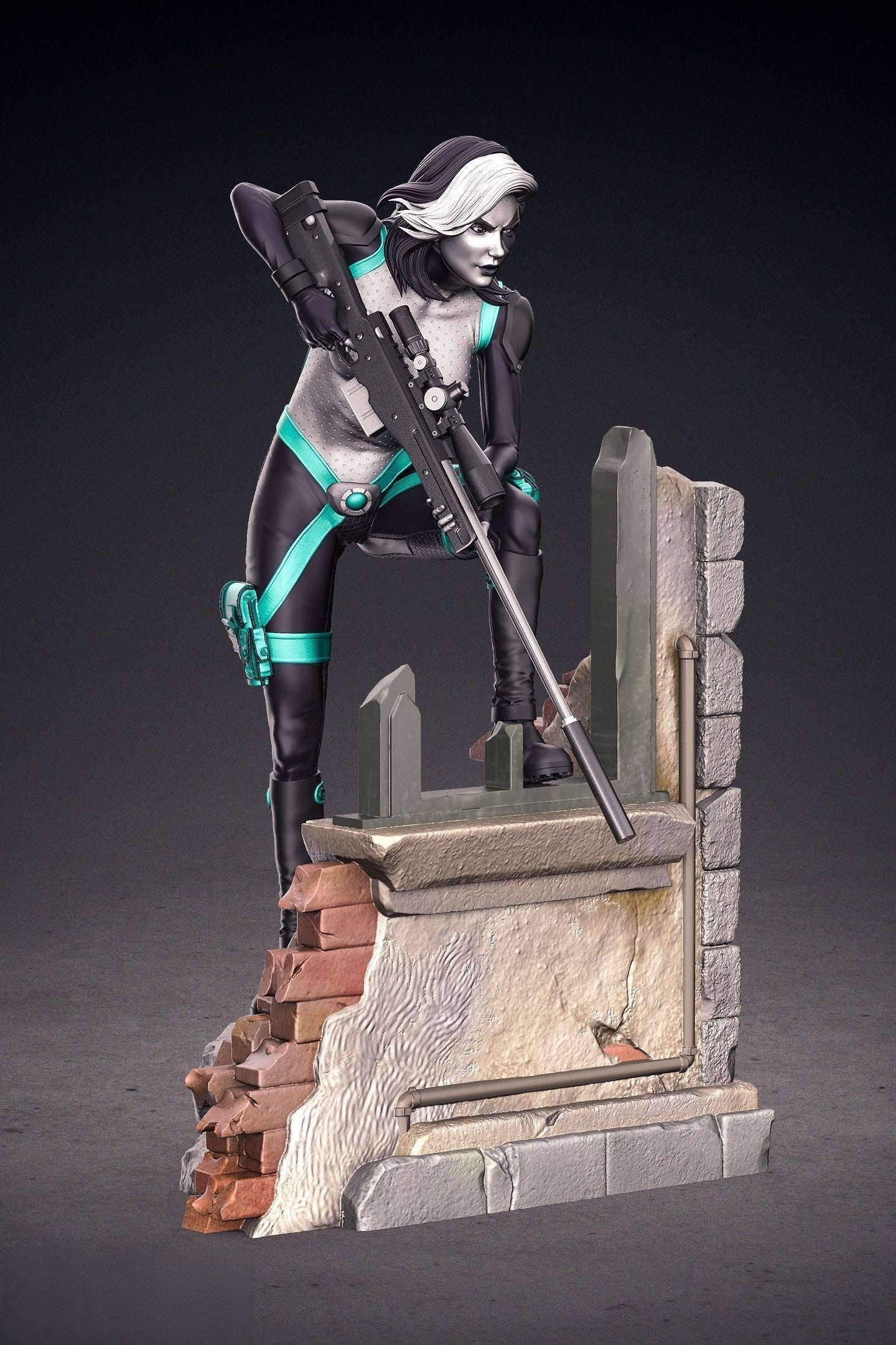 0117 Domino - Marvel Comics (1538) - STL 3D Print Files