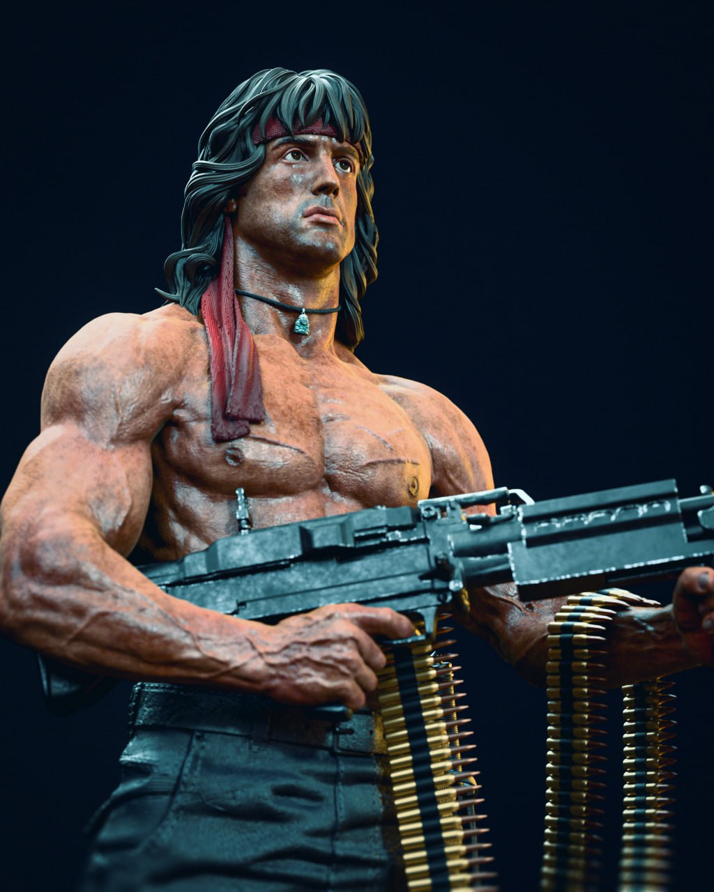 0173 Rambo - First Blood (2983) - STL 3D Print Files