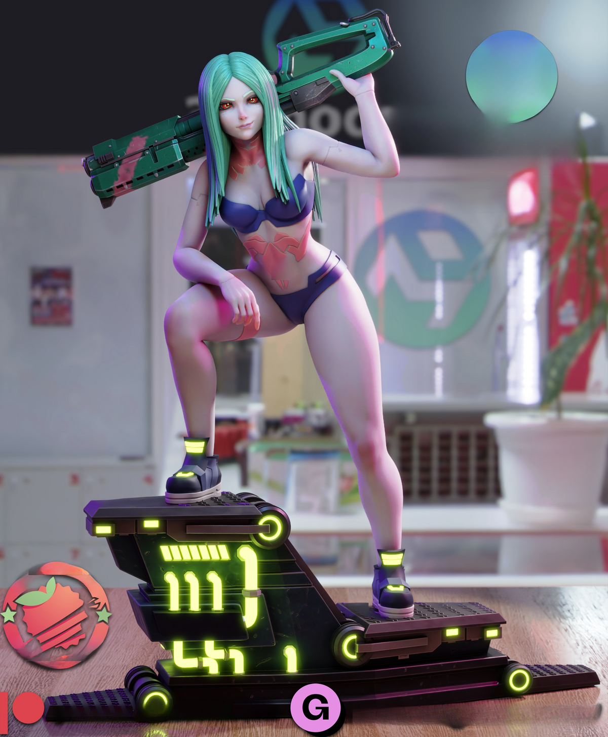 1791 Rebecca_Cyberpunk Edgerunners NSFW - STL 3D Print Files