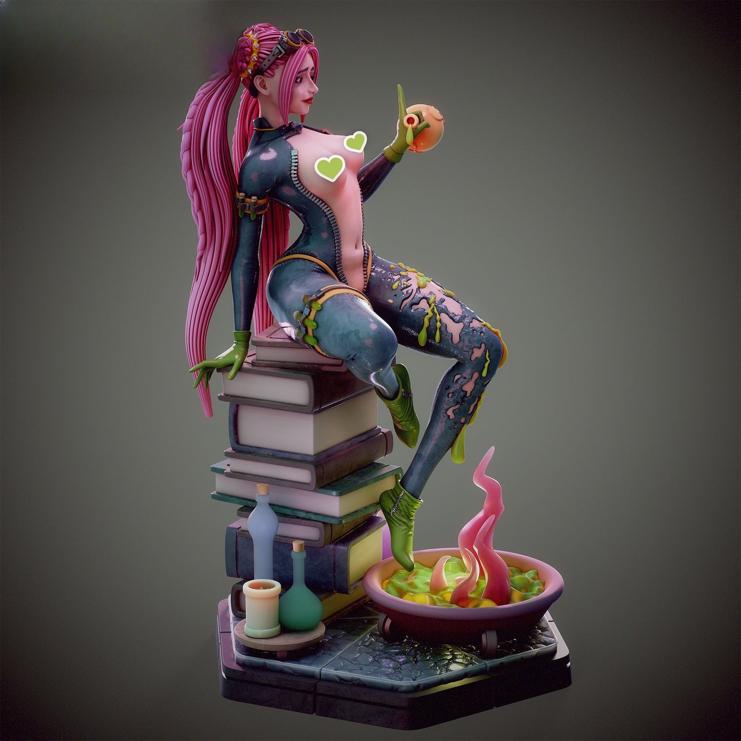 1608 Sophie_Lady Alchemist NSFW - STL 3D Print Files