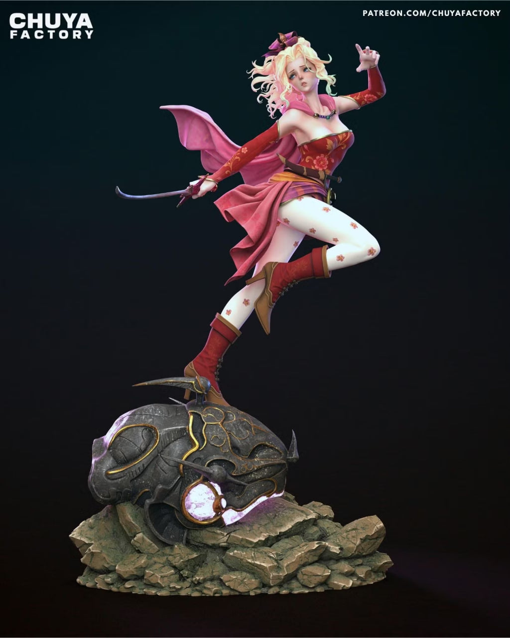 2145 Terra Branford_Final Fantasy VI - STL 3D Print Files