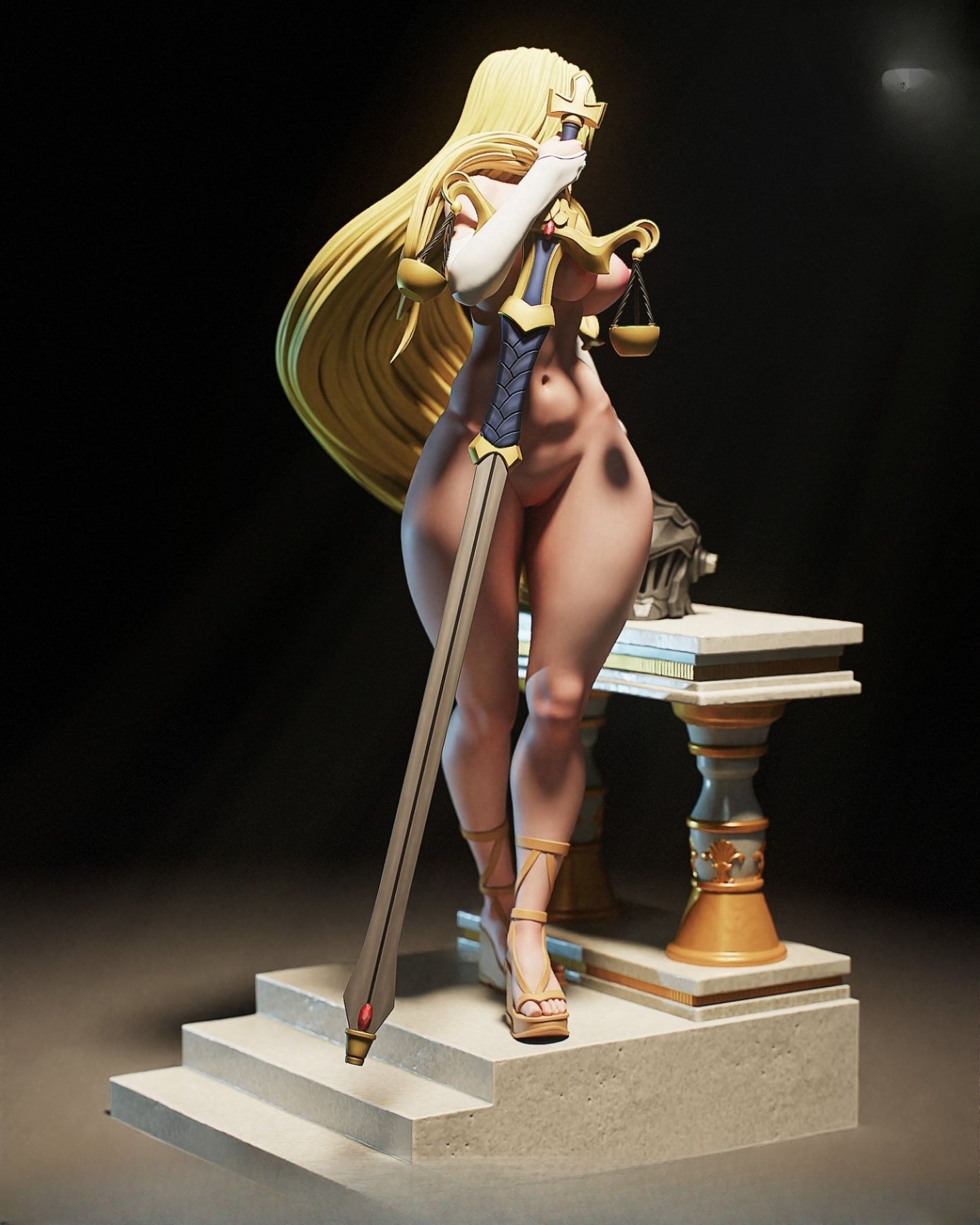 0377 Sword Maiden_Goblin Slayer NSFW - STL 3D Print Files