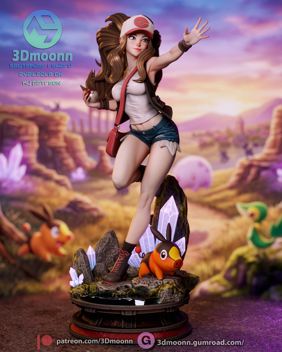 2002 Hilda_Pokémon NSFW - STL 3D Print Files