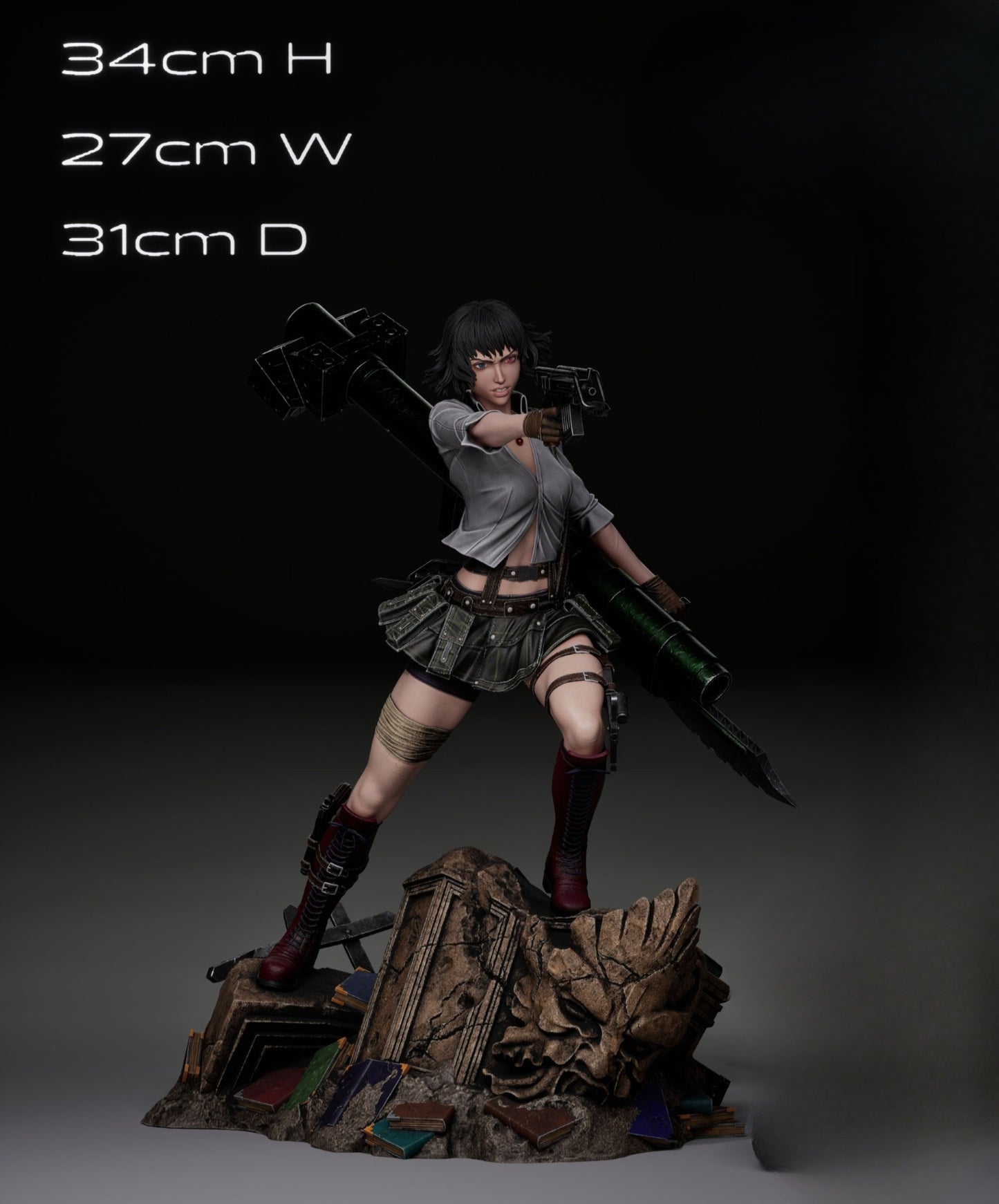 1572 Lady_Devil May Cry 3 - STL 3D Print Files