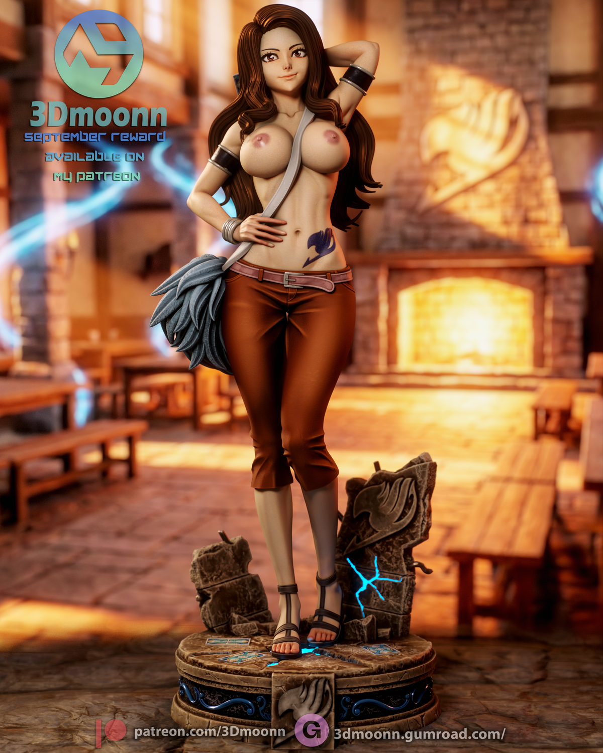 2122 Cana Alberona_Fairy Tail NSFW - STL 3D Print Files