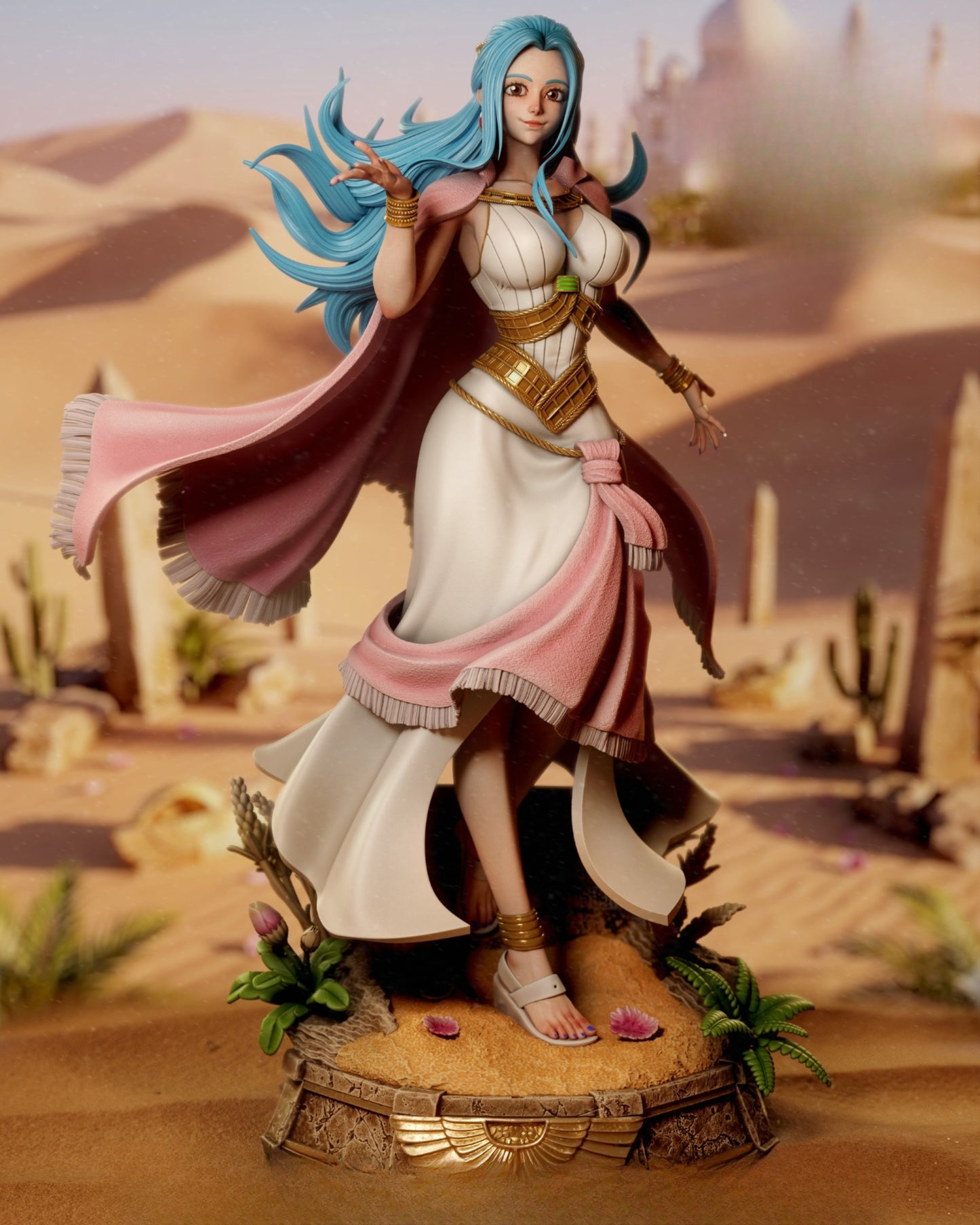 0806 Nefertari Vivi_One Piece - STL 3D Print Files