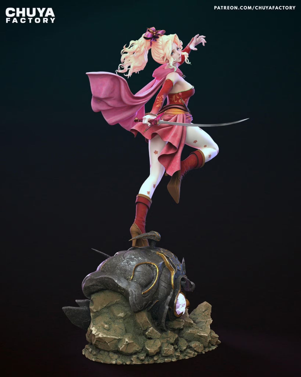 2145 Terra Branford_Final Fantasy VI - STL 3D Print Files