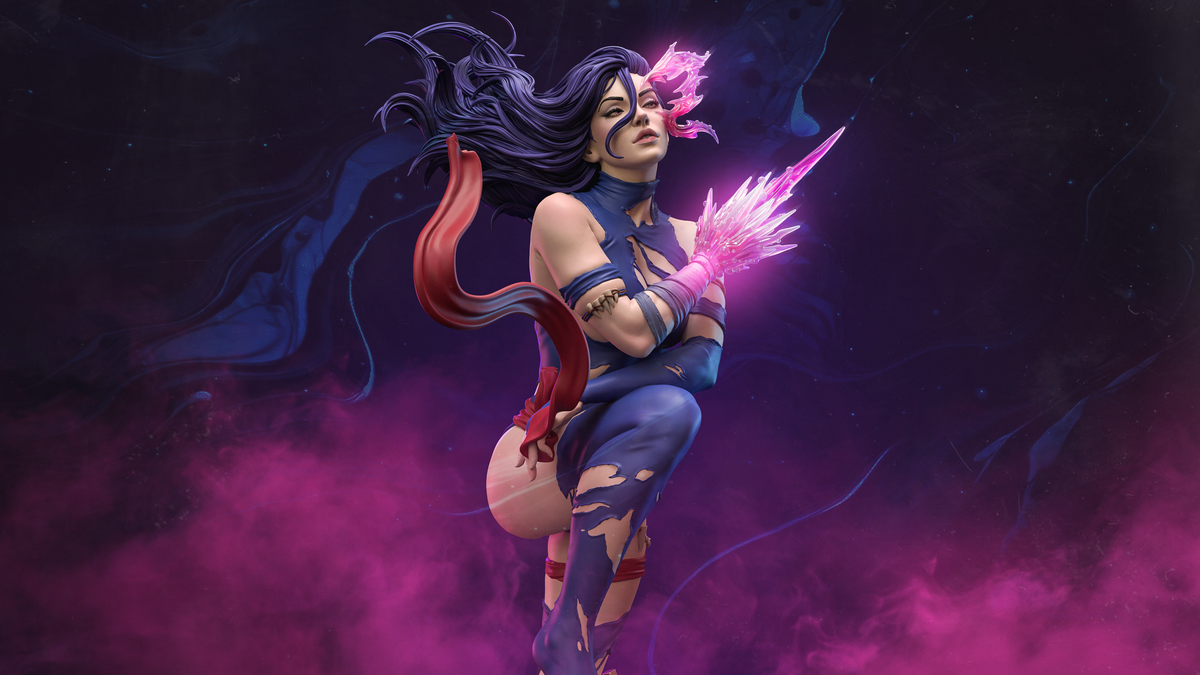 1913 Savage Land Psylocke_Marvel Comics - STL 3D Print Files