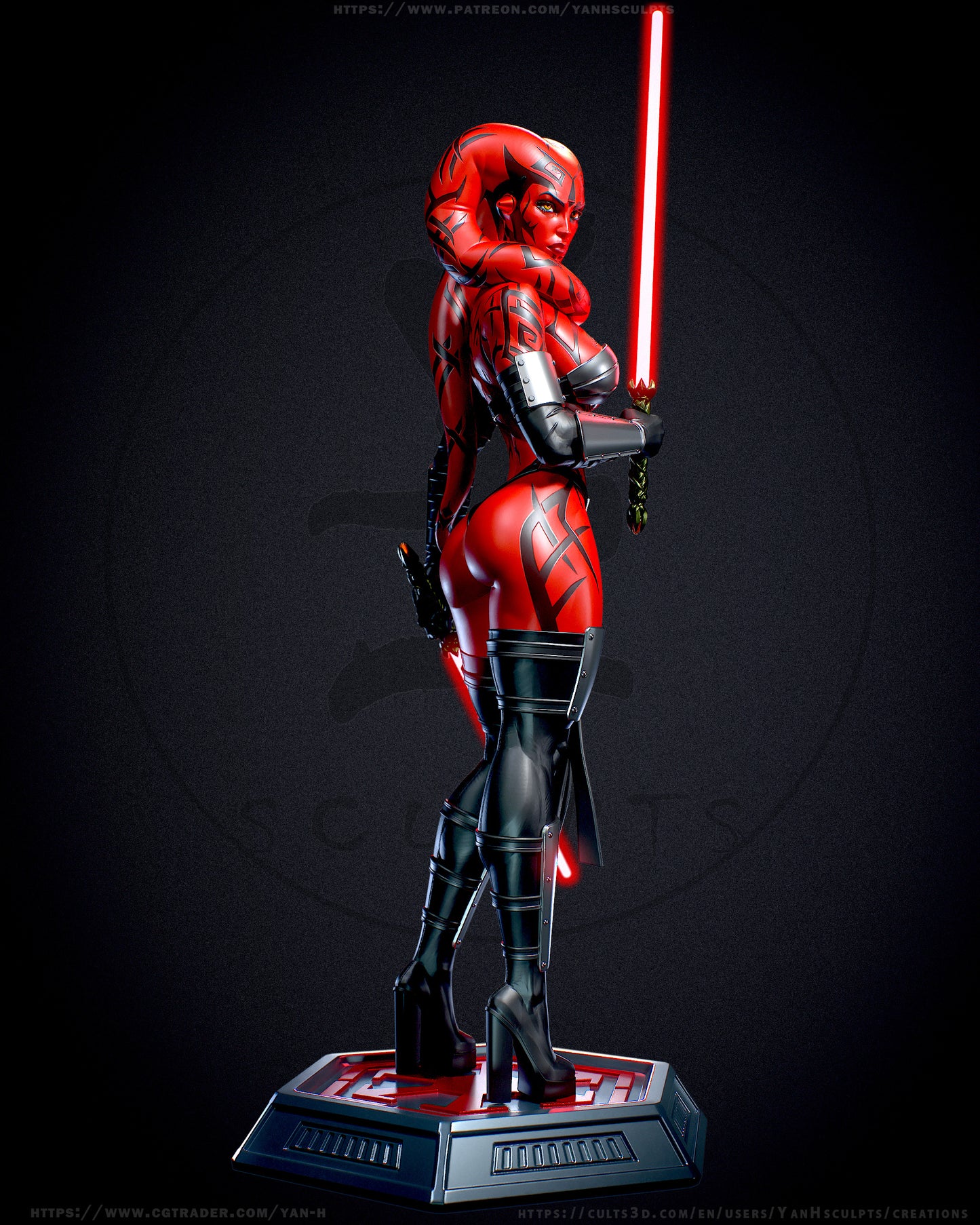 0875 Darth Talon - STL 3D Print Files