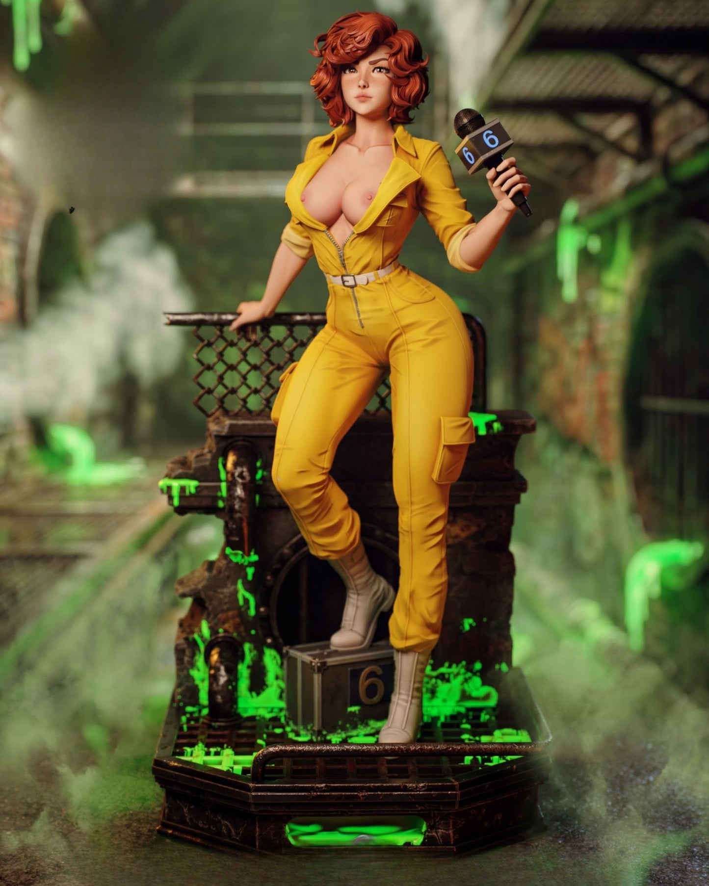 0347 April O’Neil NSFW - STL 3D Print Files