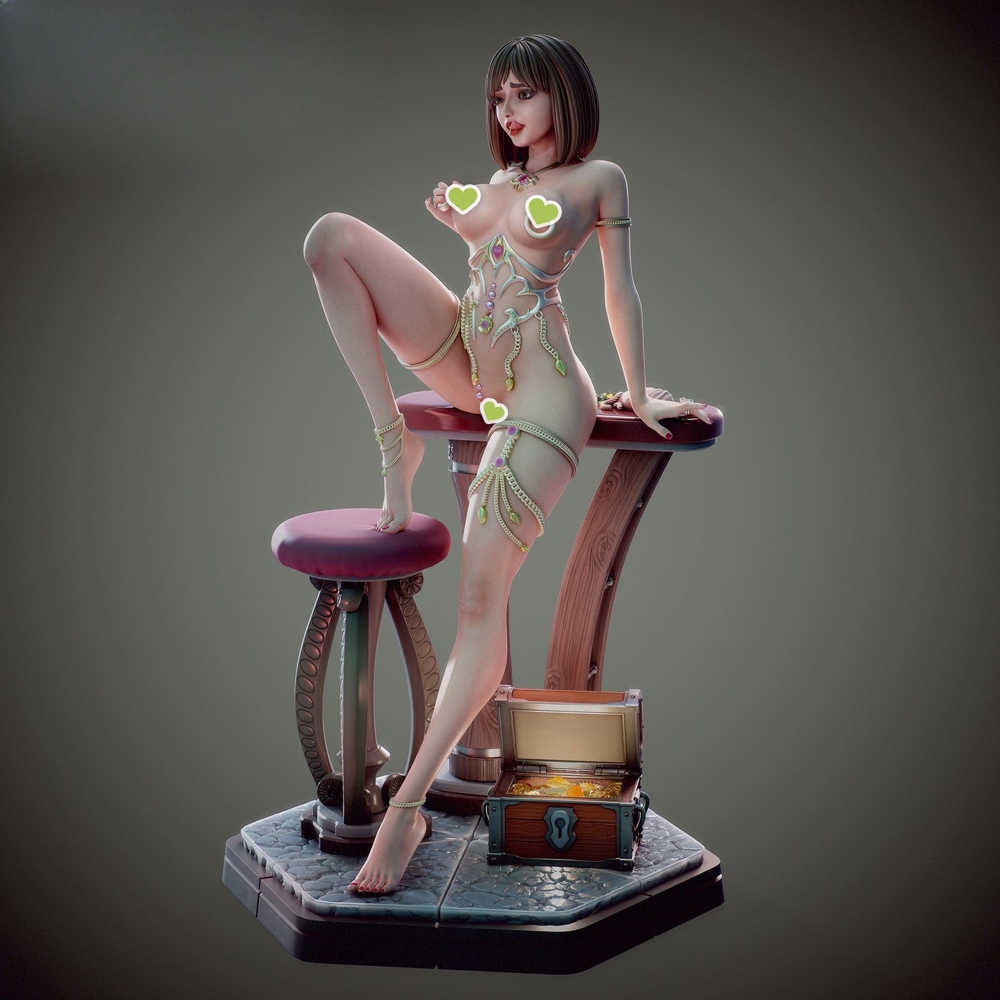 1595 Emma Lady JewelerC NSFW - STL 3D Print Files