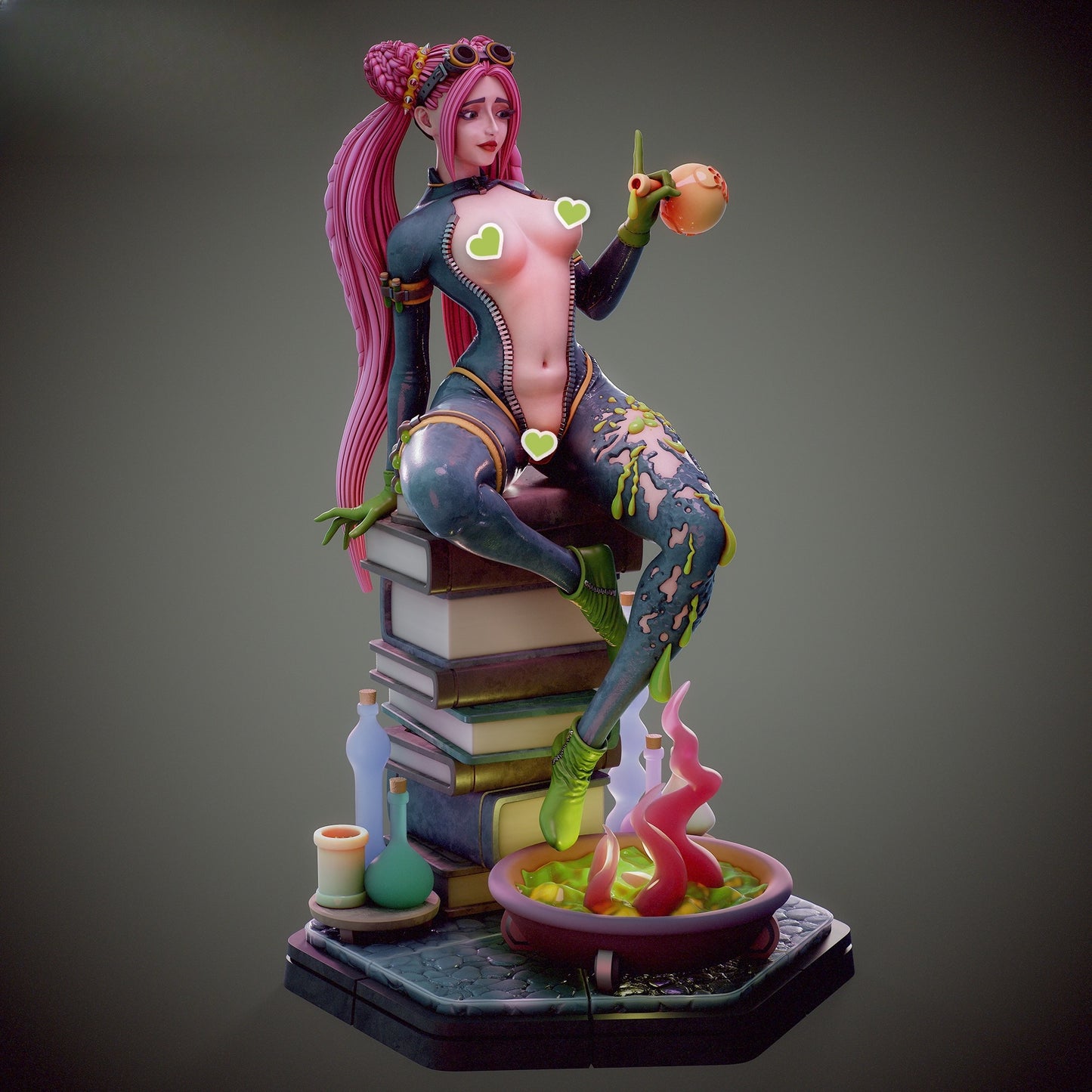 1608 Sophie_Lady Alchemist NSFW - STL 3D Print Files