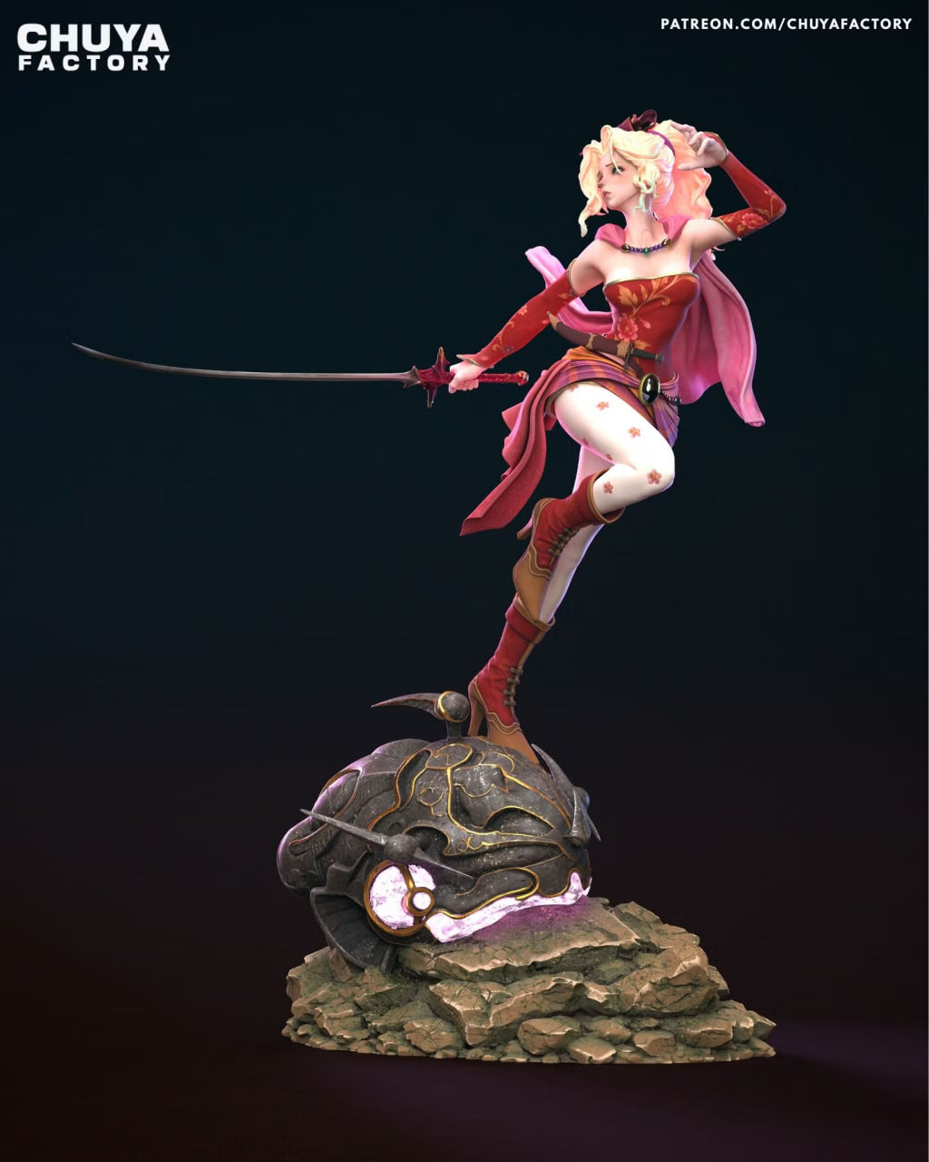 2145 Terra Branford_Final Fantasy VI - STL 3D Print Files