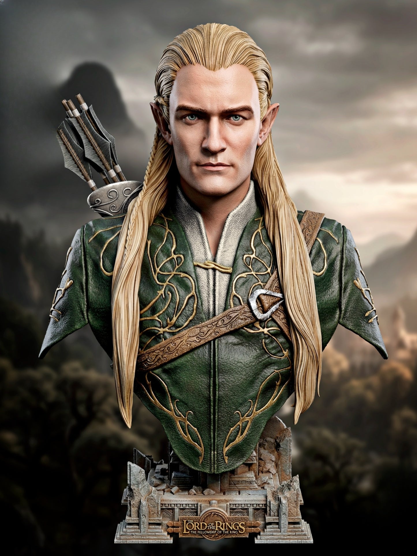 0844 Legolas_Bust - STL 3D Print Files