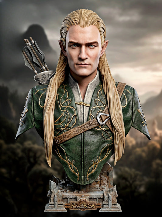 0844 Legolas_Bust - STL 3D Print Files