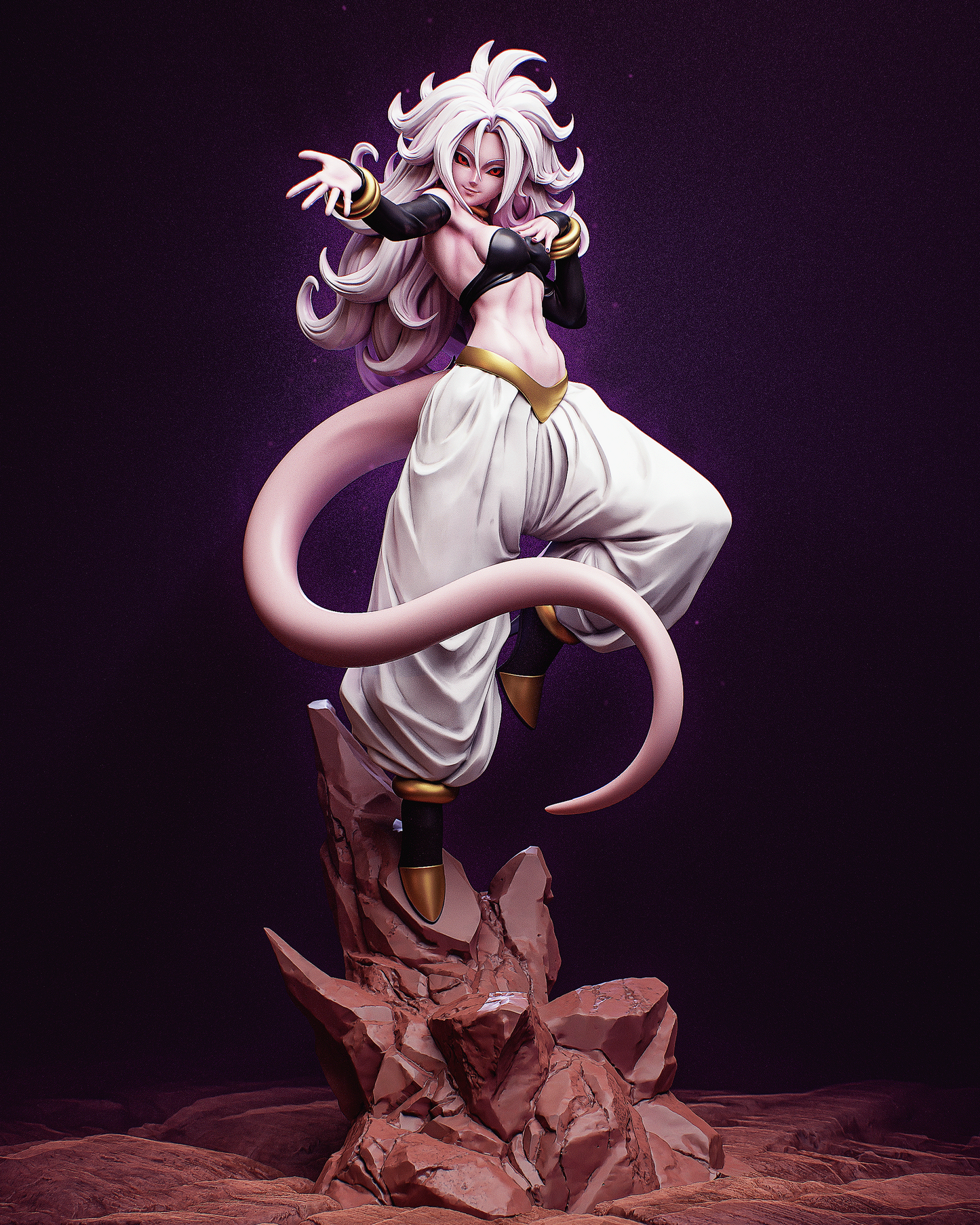 1635 Android 21_Dragon Ball - STL 3D Print Files