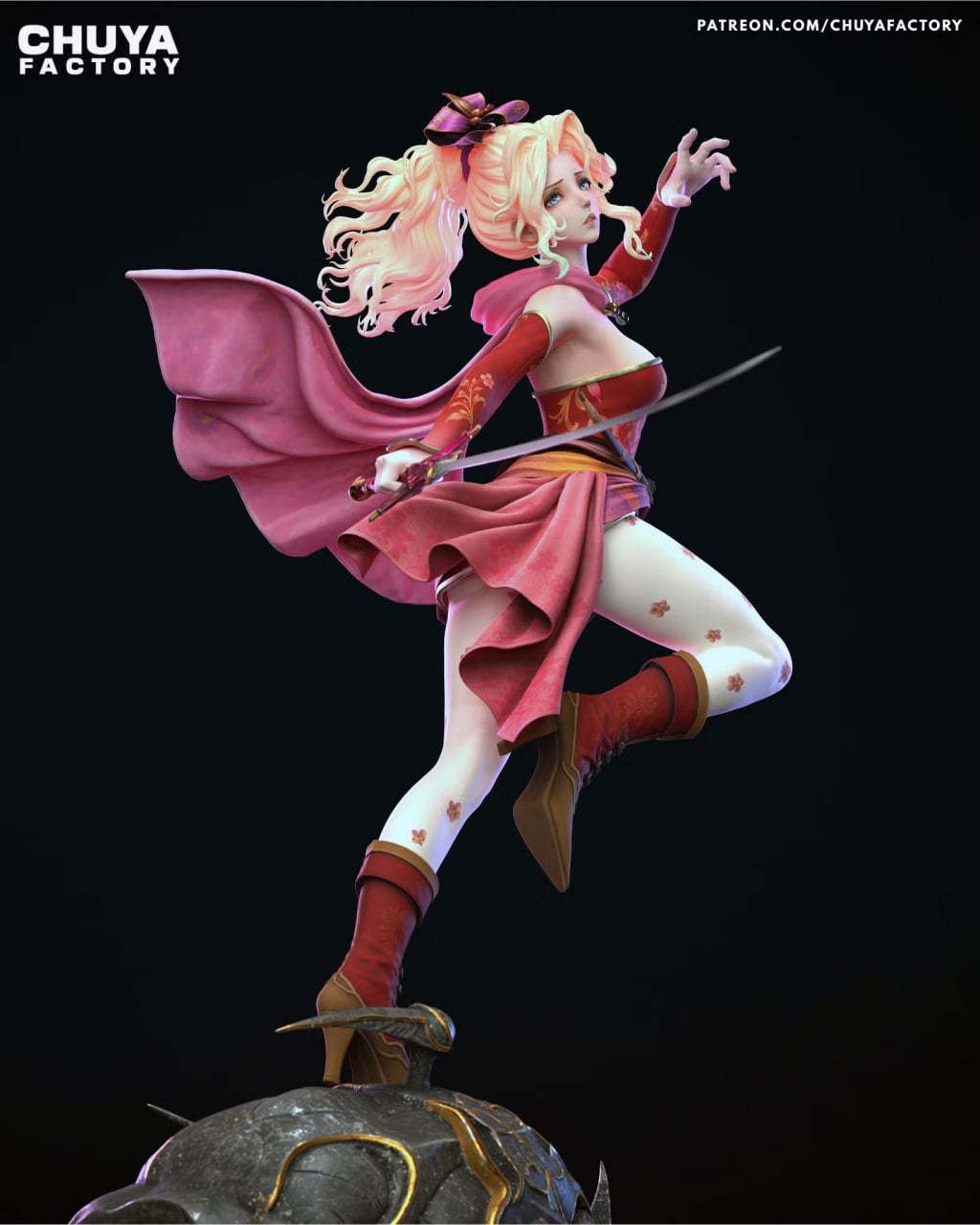 2145 Terra Branford_Final Fantasy VI - STL 3D Print Files
