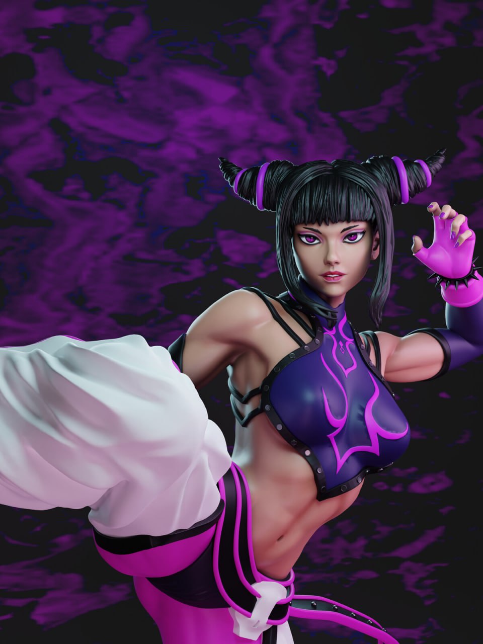 2141 Juri Han_Street Fighter - STL 3D Print Files