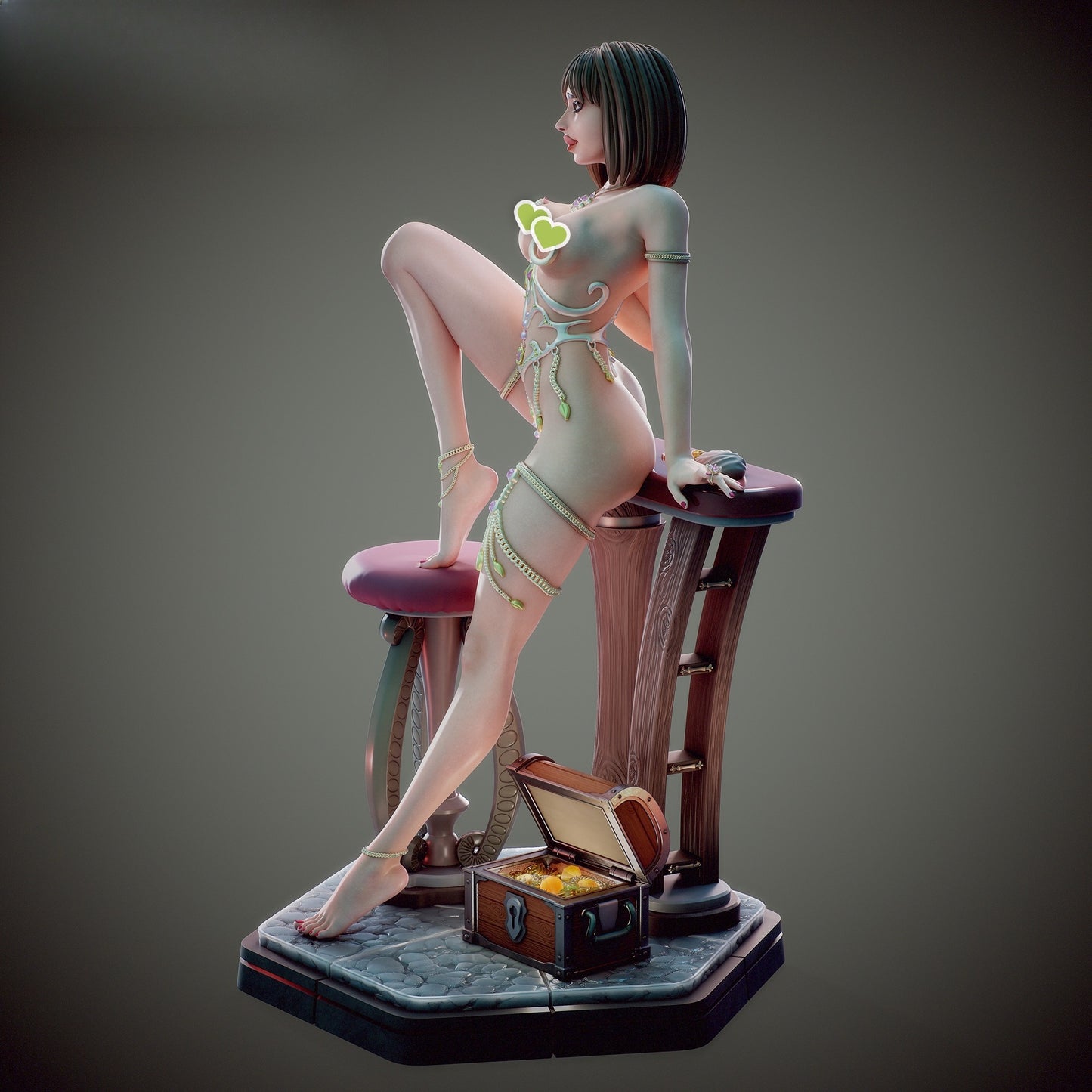 1595 Emma Lady JewelerC NSFW - STL 3D Print Files